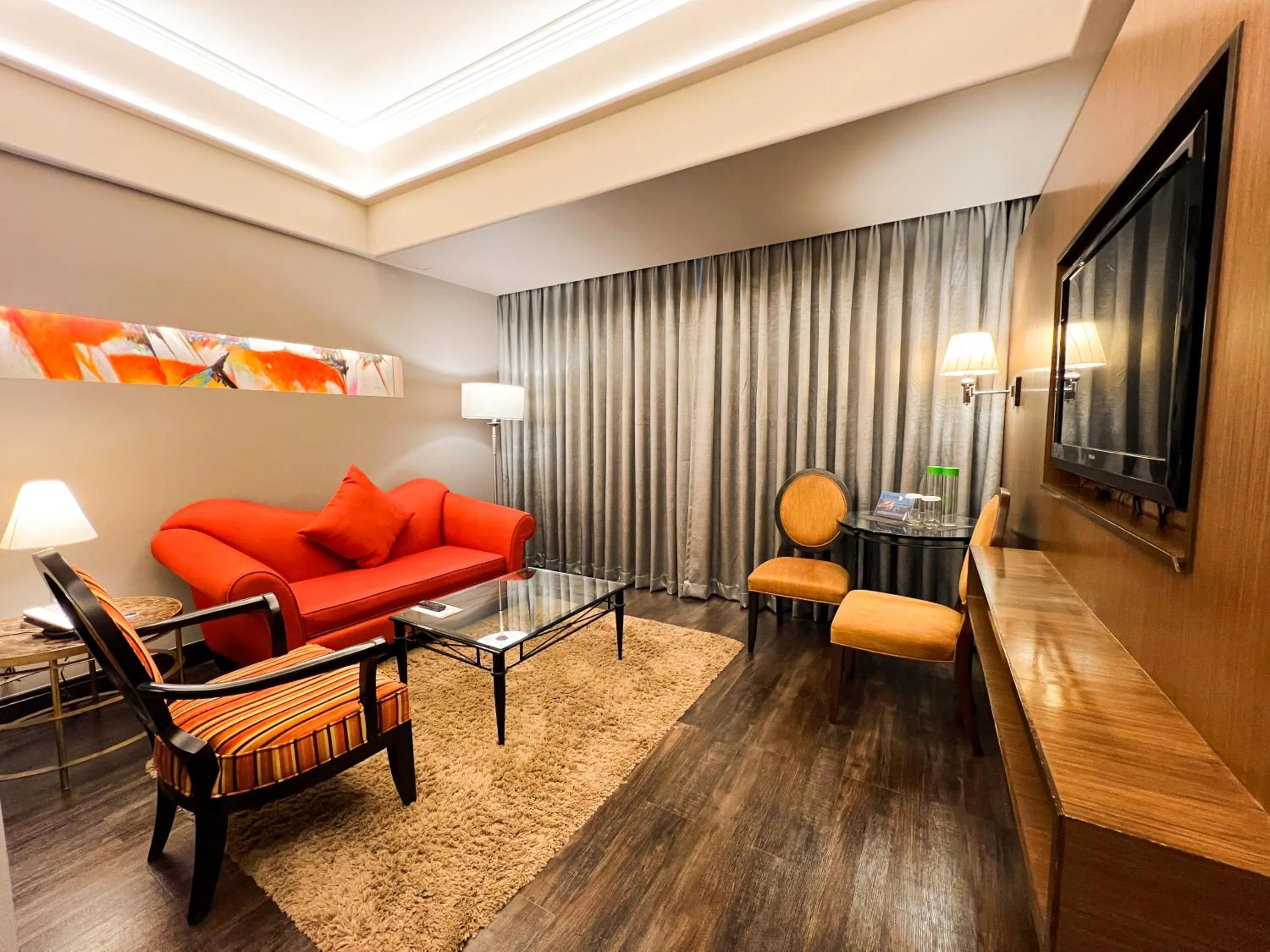 Living room in The Bellevue Manila