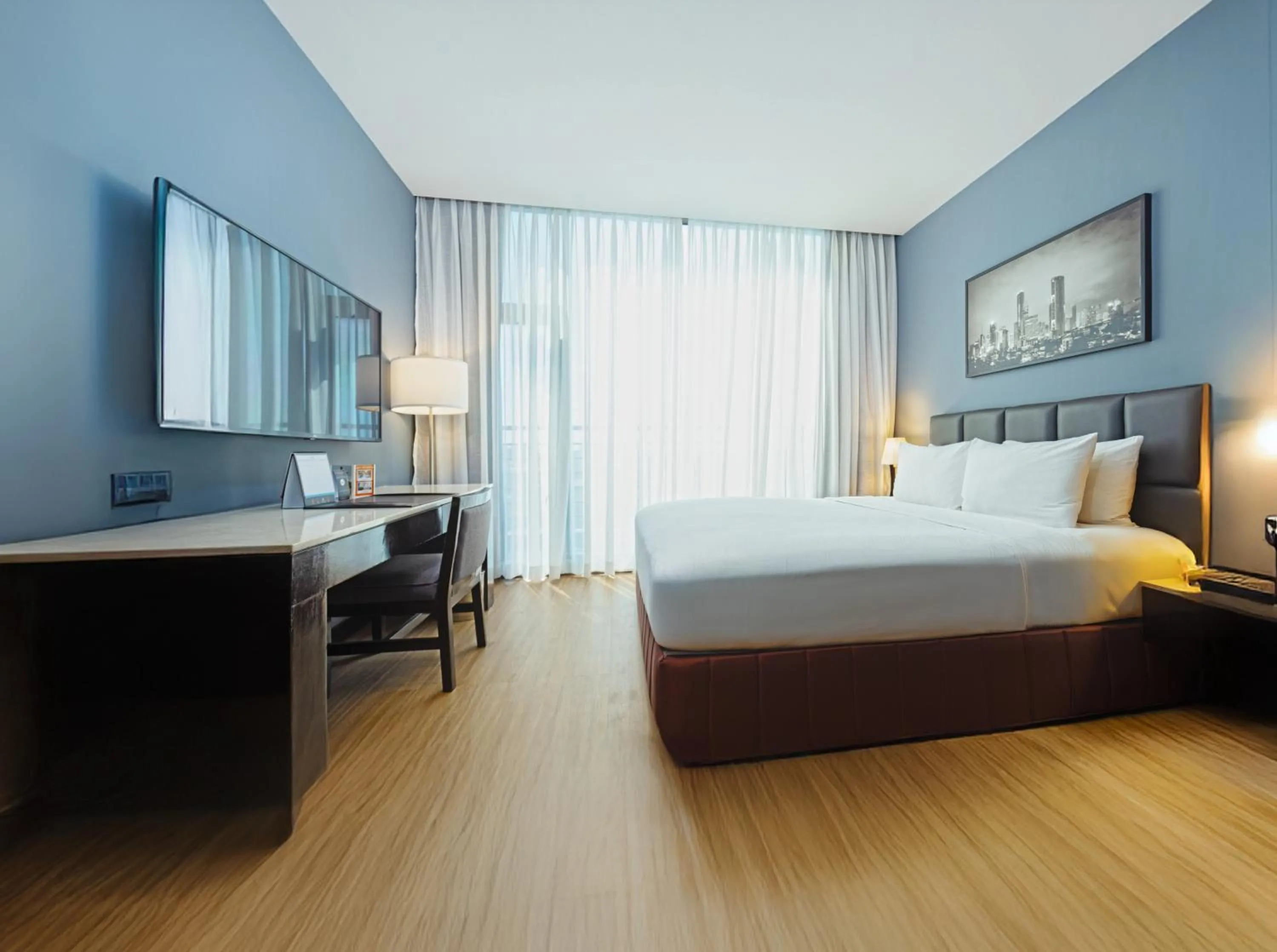 Bedroom, Bed in The B Hotel Alabang