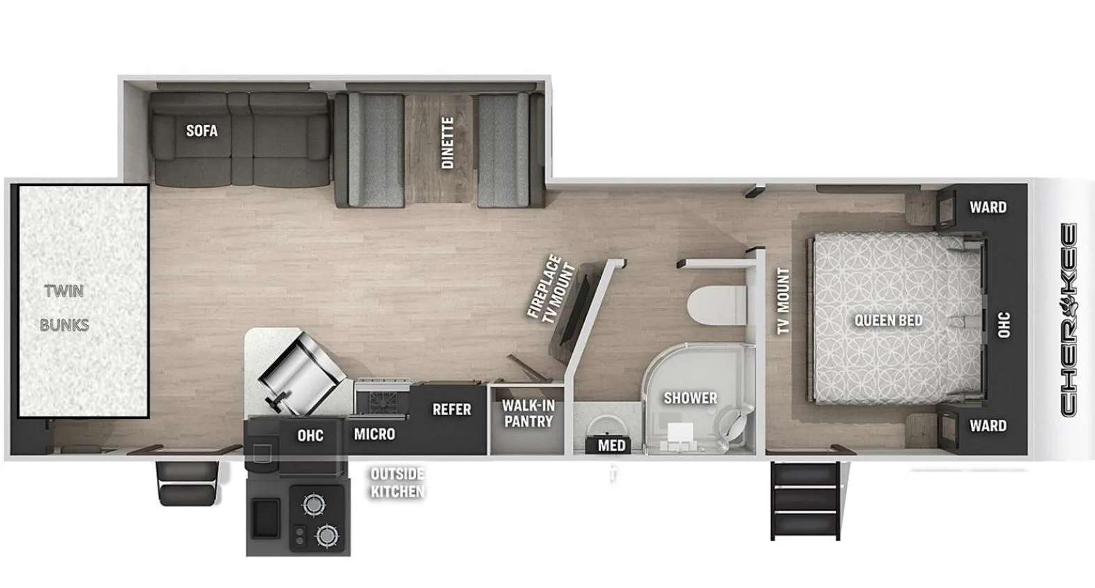 Floor plan in The Alexander at Creek Road
