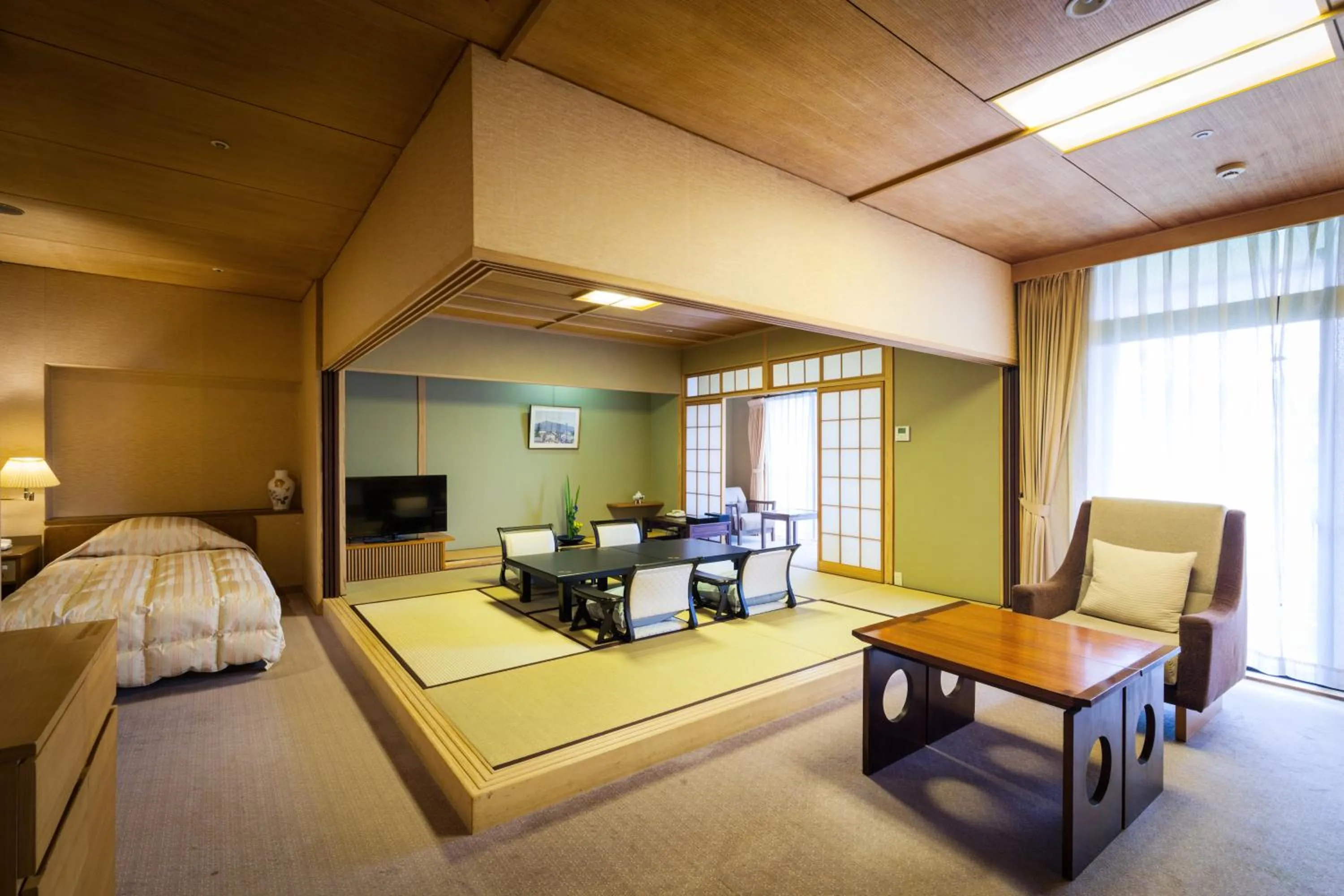 Photo of the whole room, Bed in Funaya