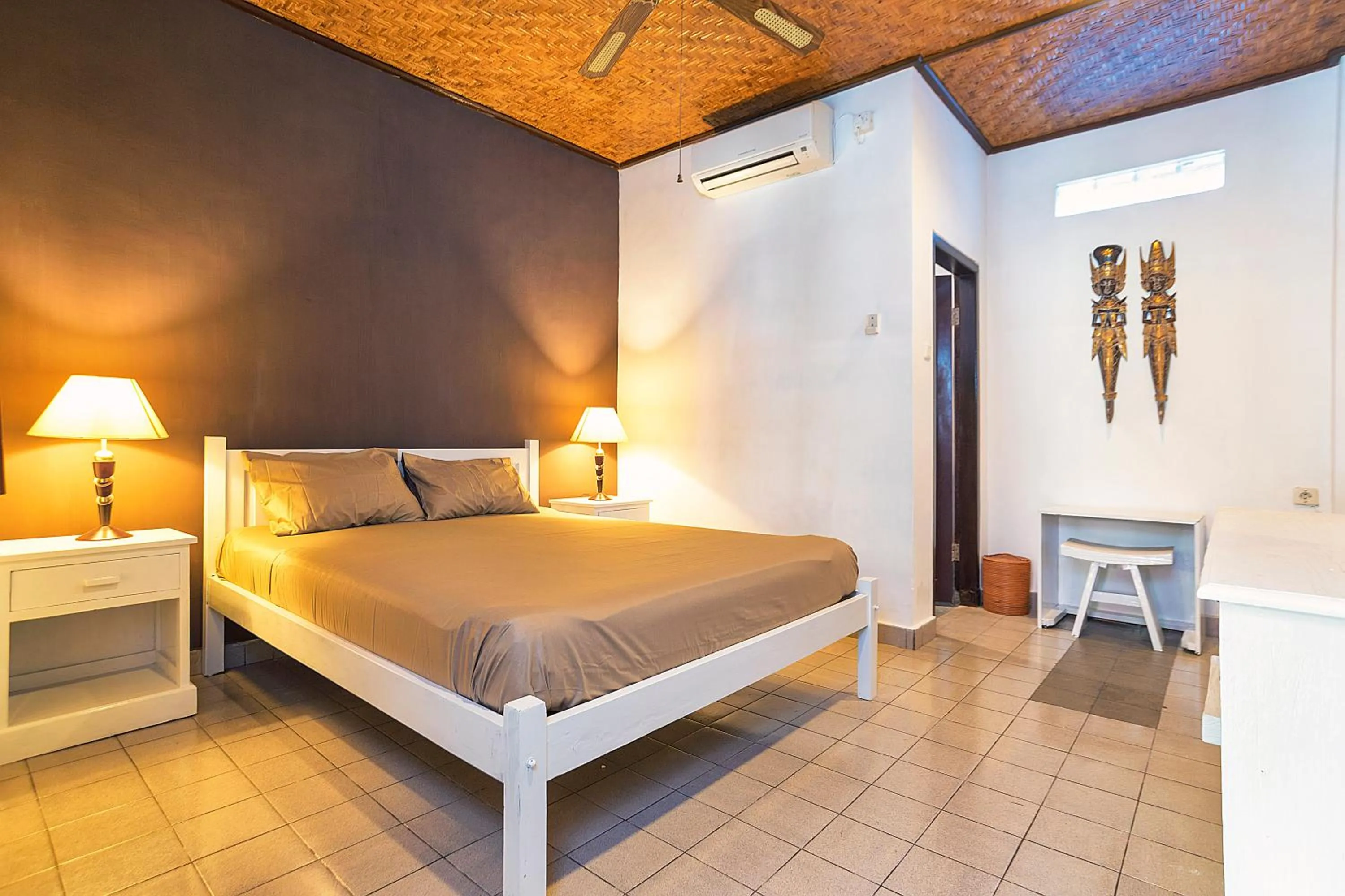 Bed in Puri Agung Homestay