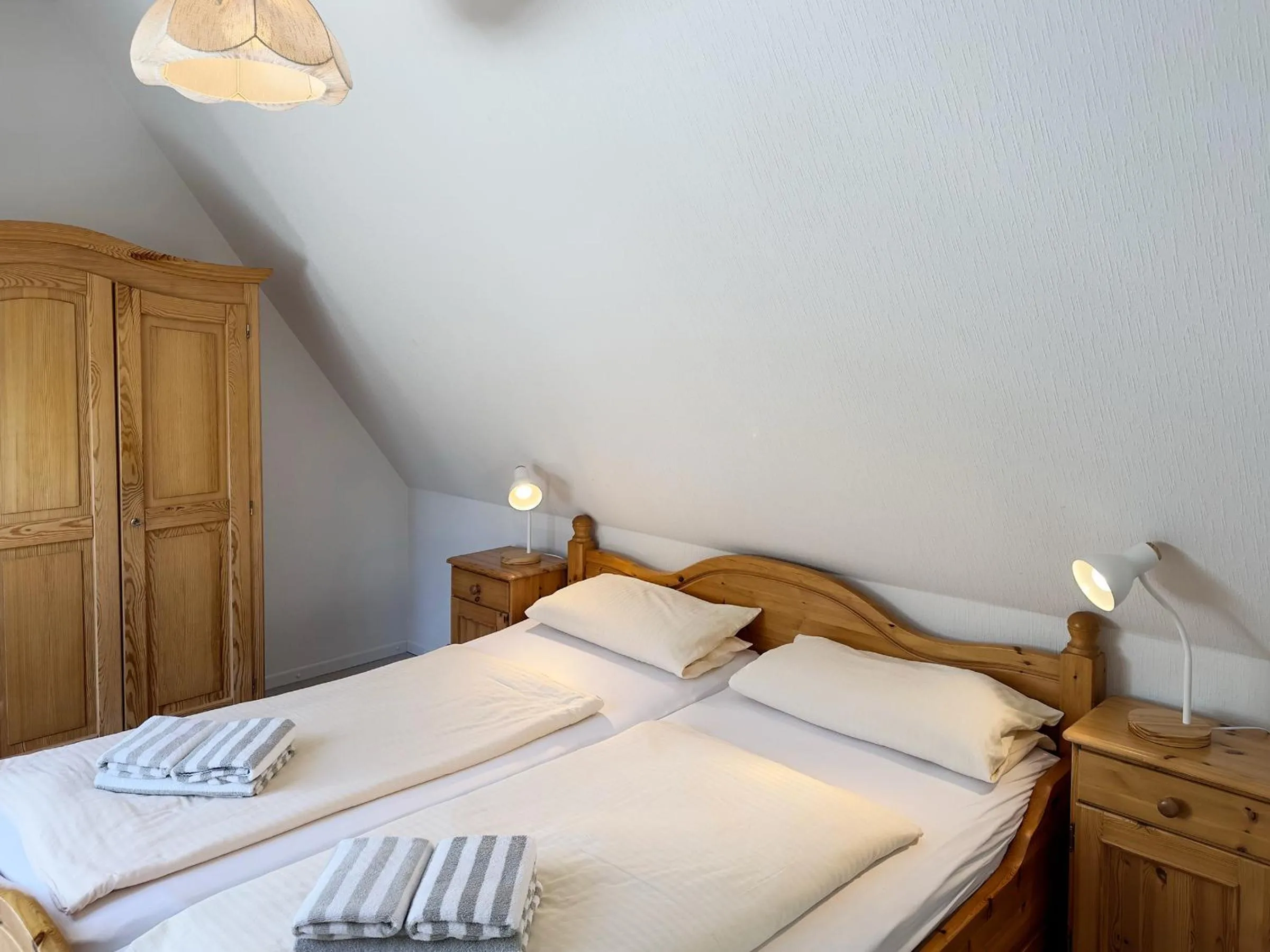 Bedroom, Bed in Haus *Üüs Aran* Wohnung Nr. 6