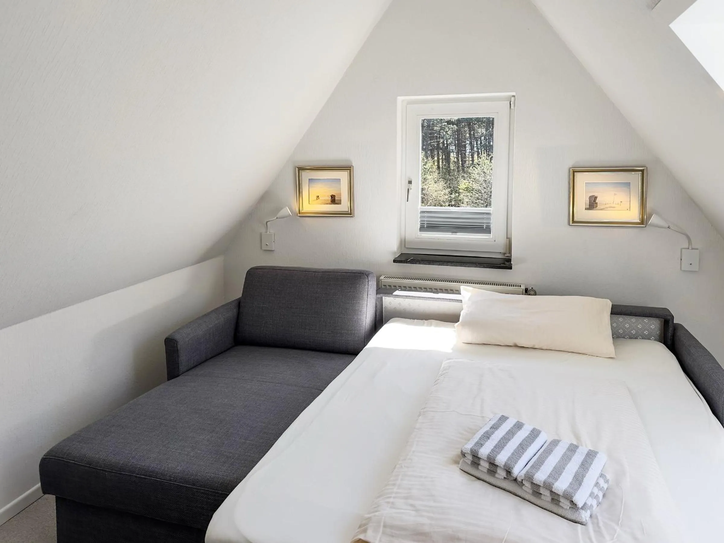 Bedroom, Bed in Haus *Üüs Aran* Wohnung Nr. 6