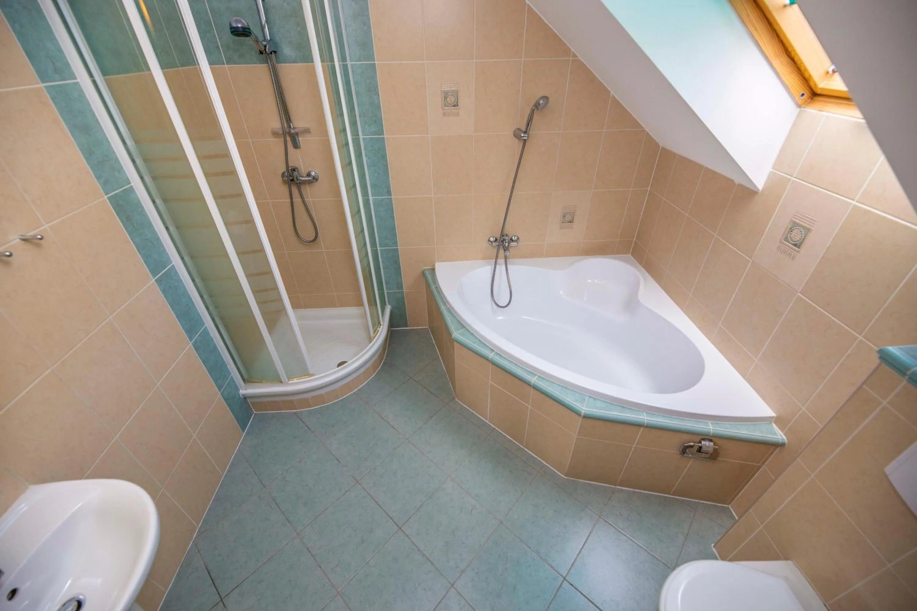 Shower in Pension KA.PR