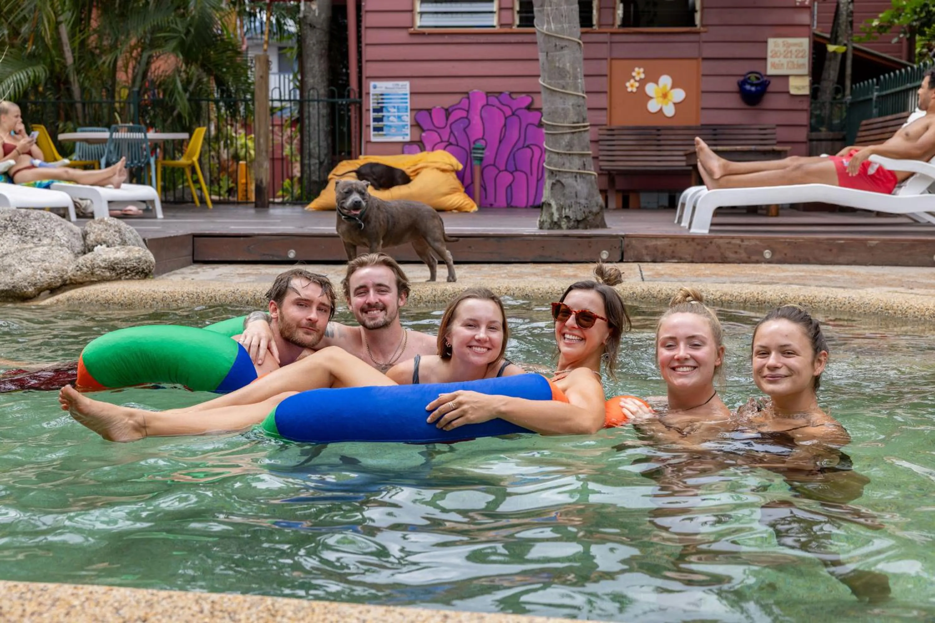 People in Travellers Oasis