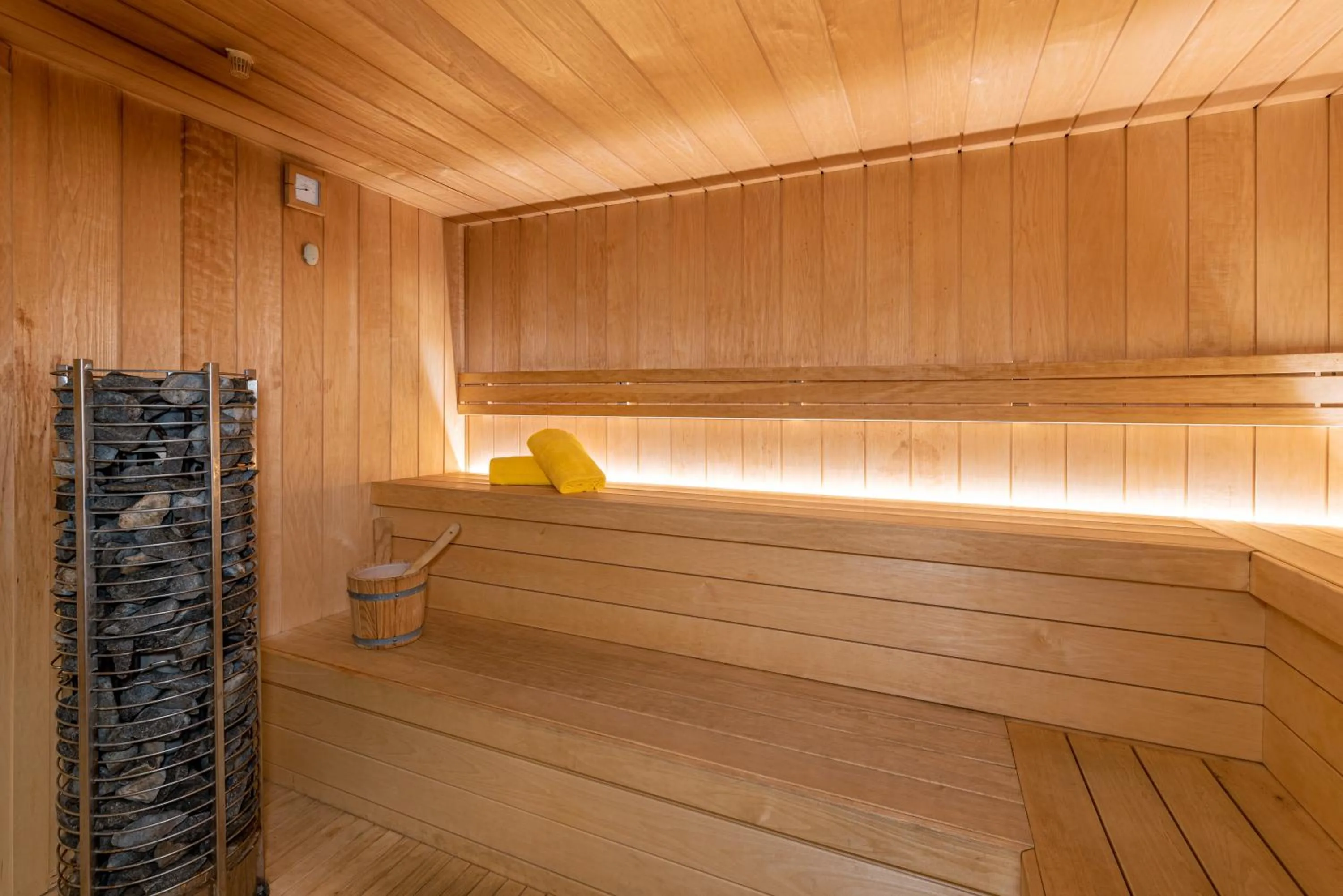 Sauna in Hotel La Perla