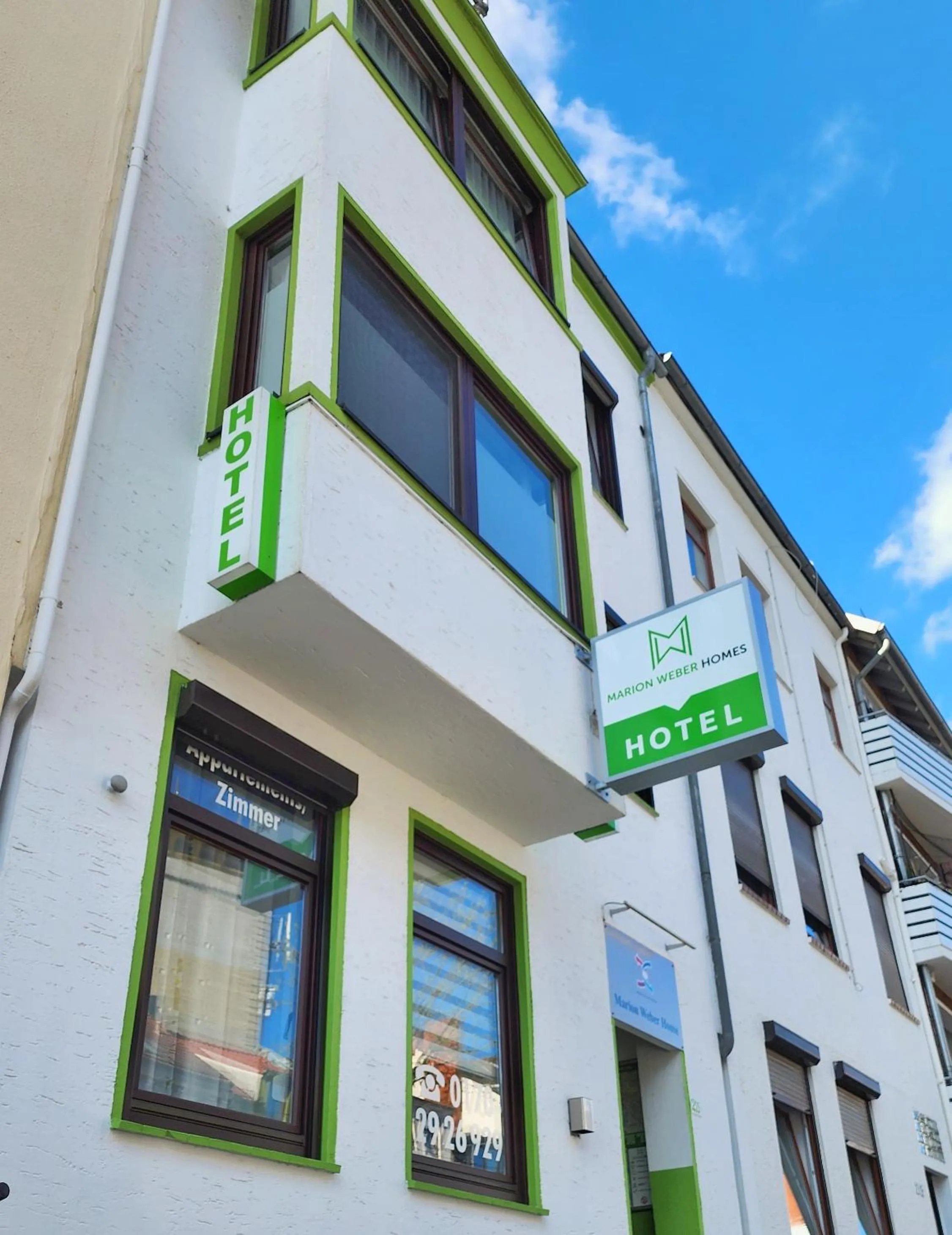 Facade/entrance in Aparthotel Marion Weber