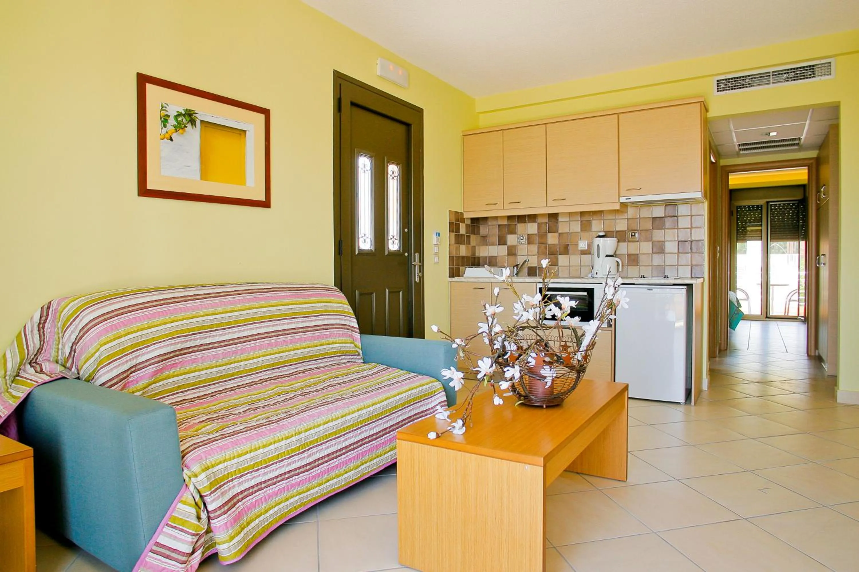 Kitchen or kitchenette in Aegean Dream Hotel