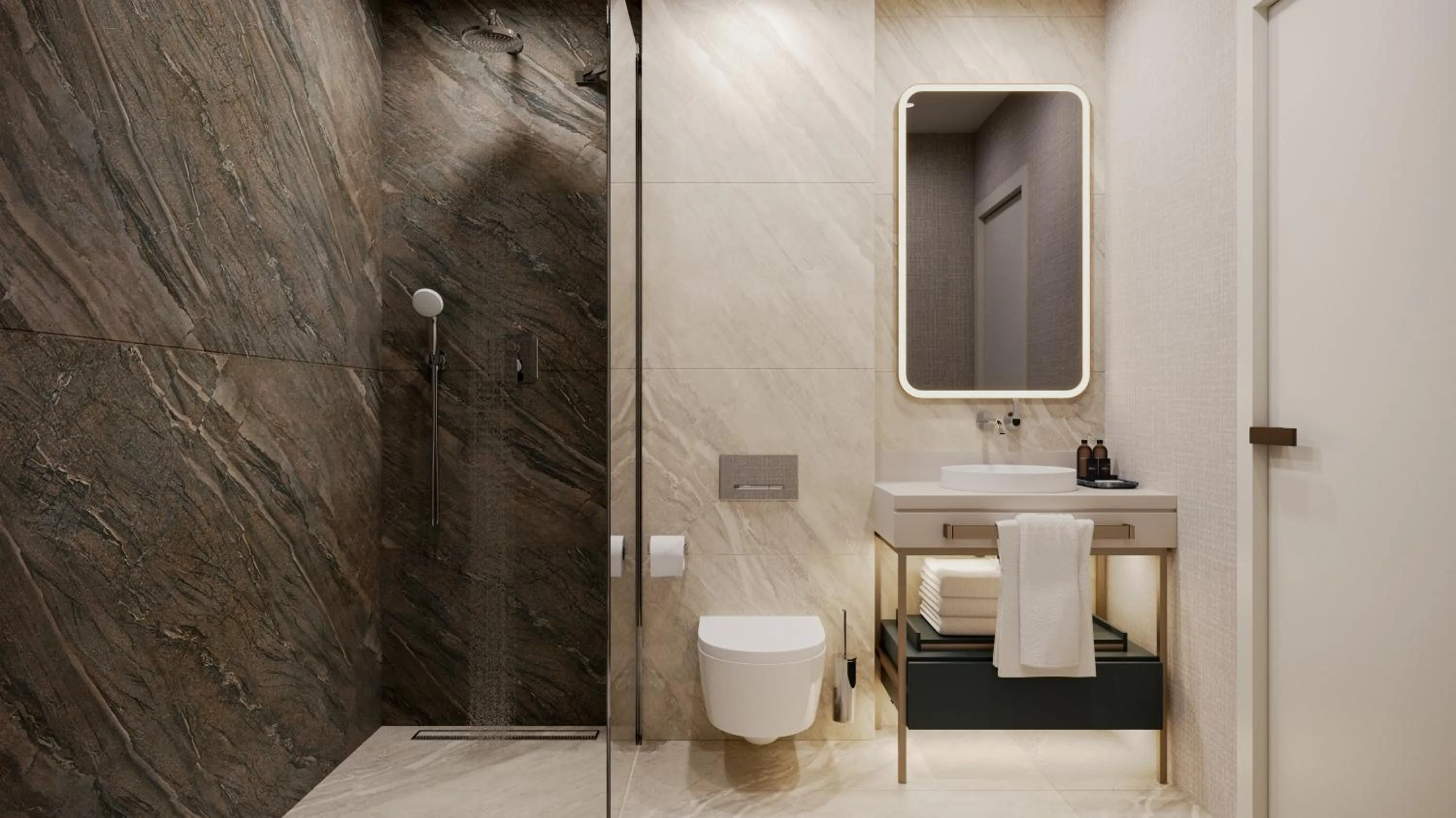 Bathroom in Hotel Harmony by Aycon