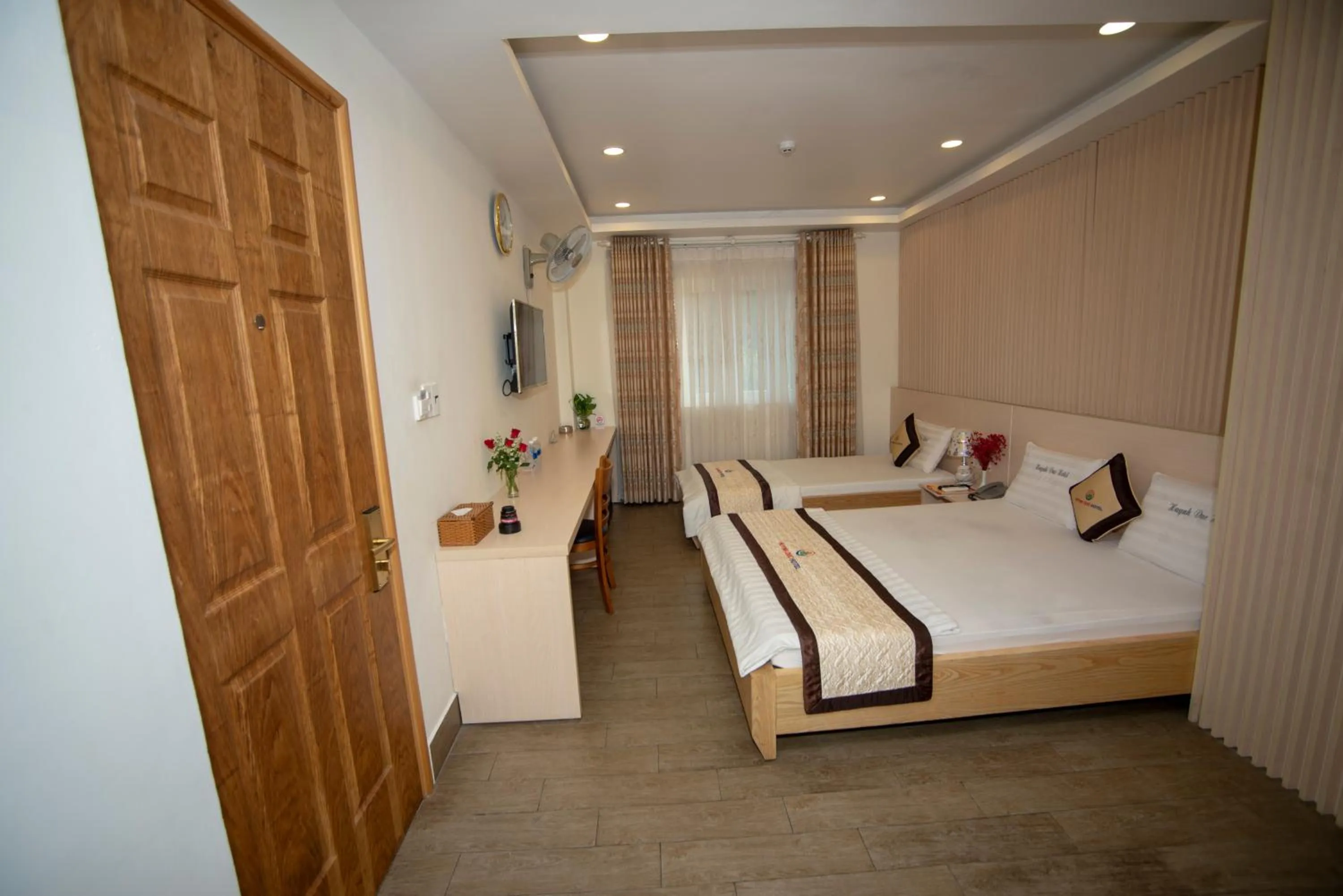 Bed in Huynh Duc 2 Hotel