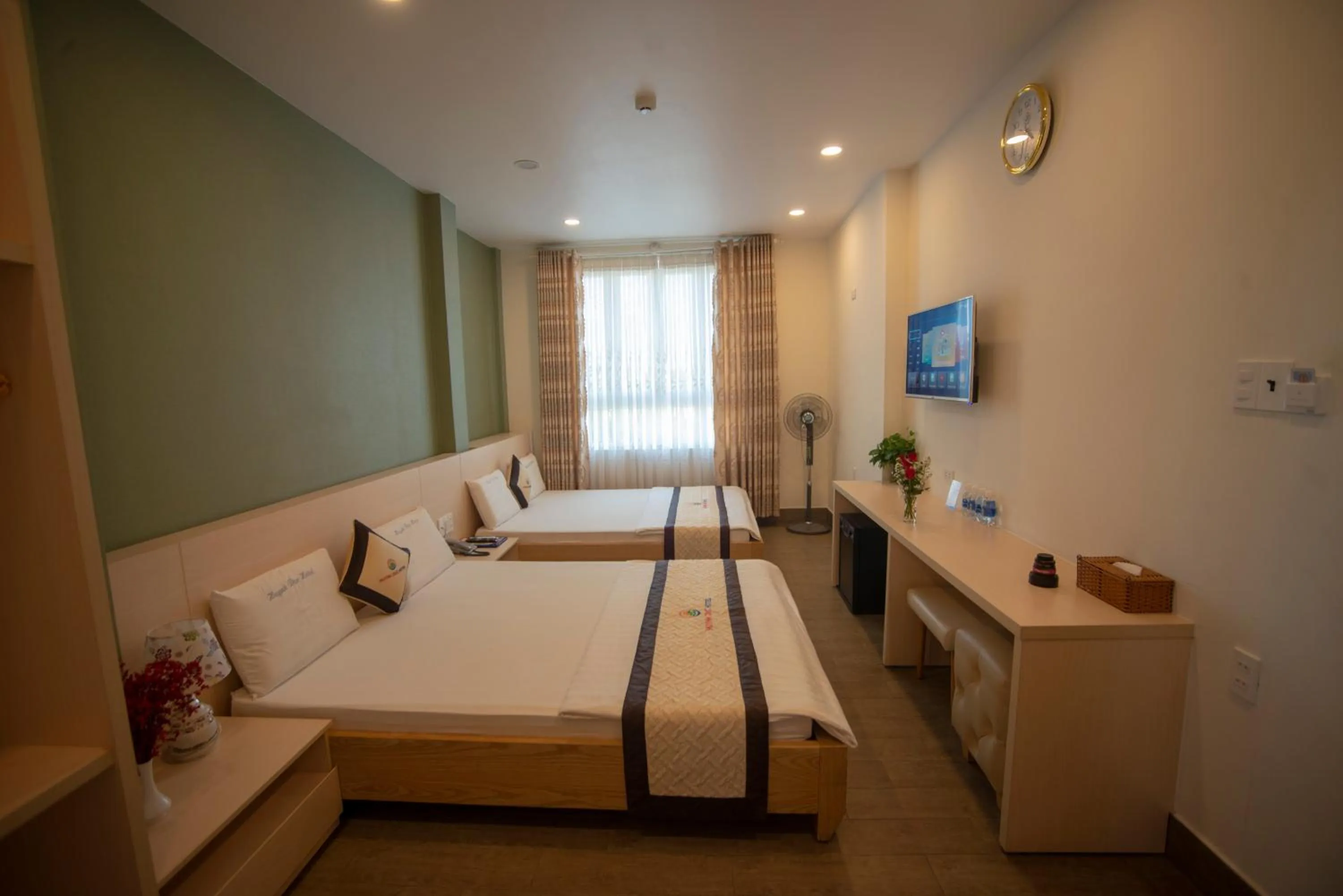 Bed in Huynh Duc 2 Hotel