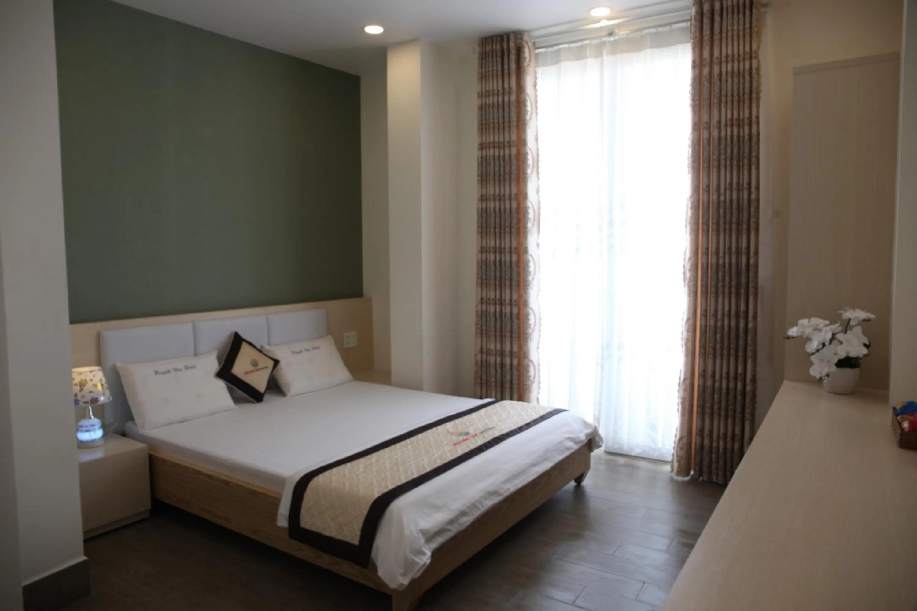 Bed in Huynh Duc 2 Hotel