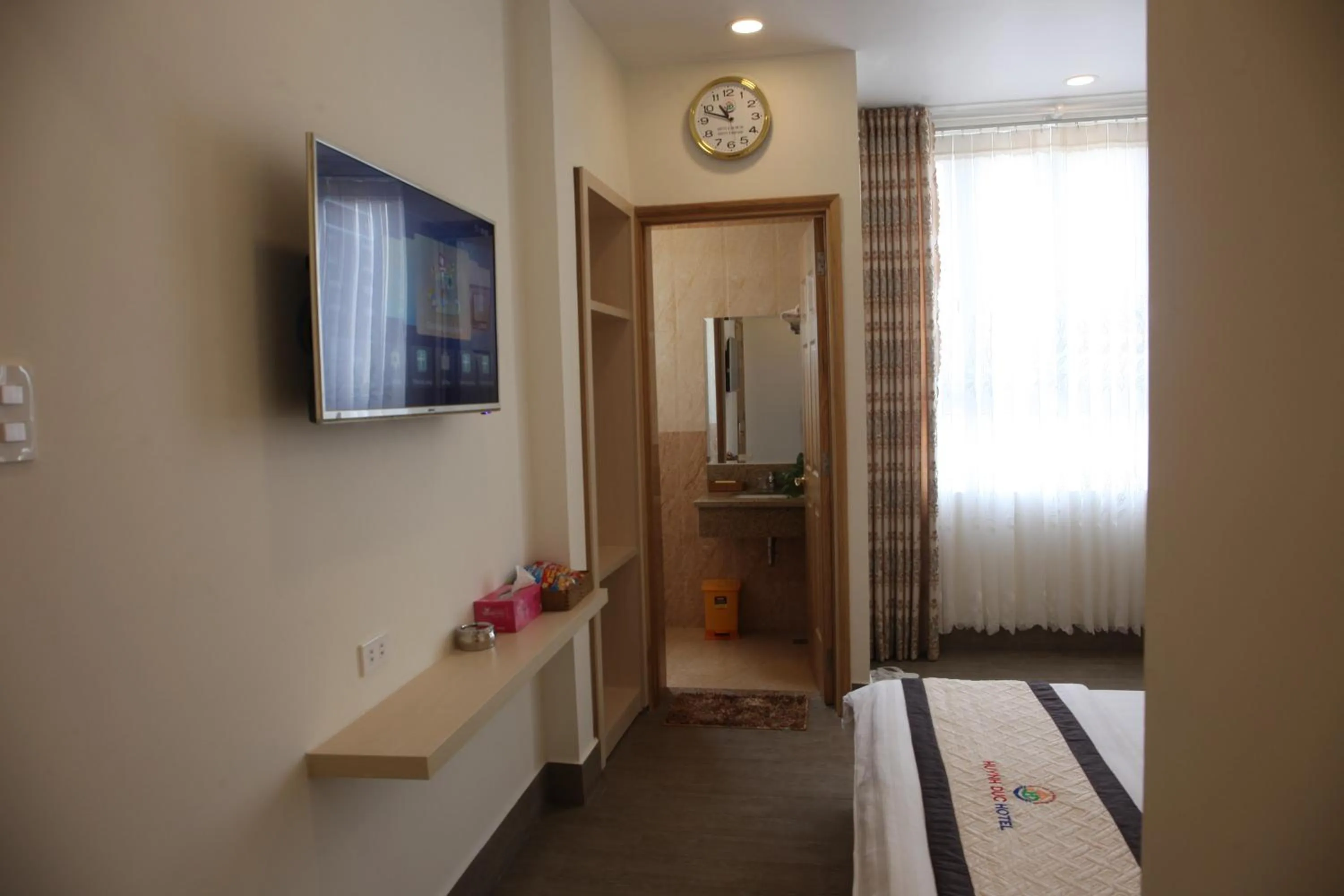 Bed in Huynh Duc 2 Hotel