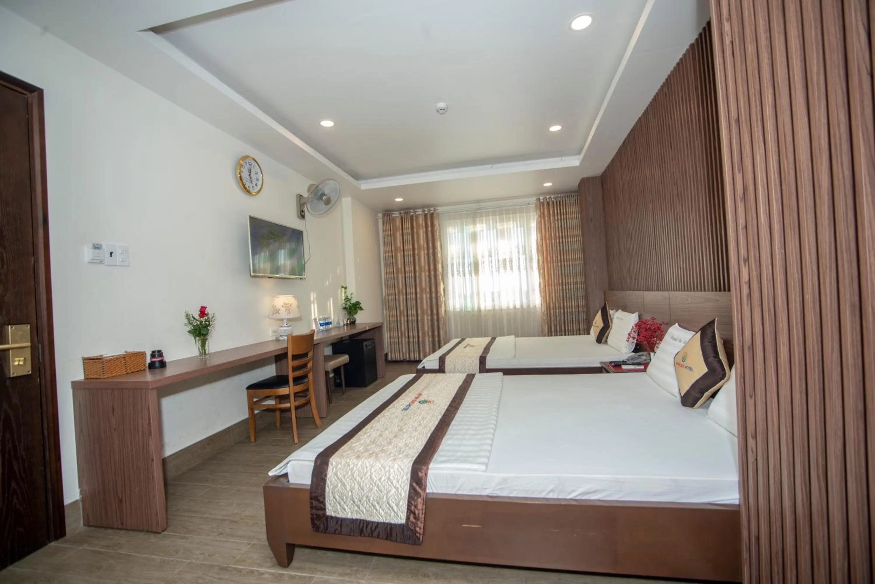 Bed in Huynh Duc 2 Hotel