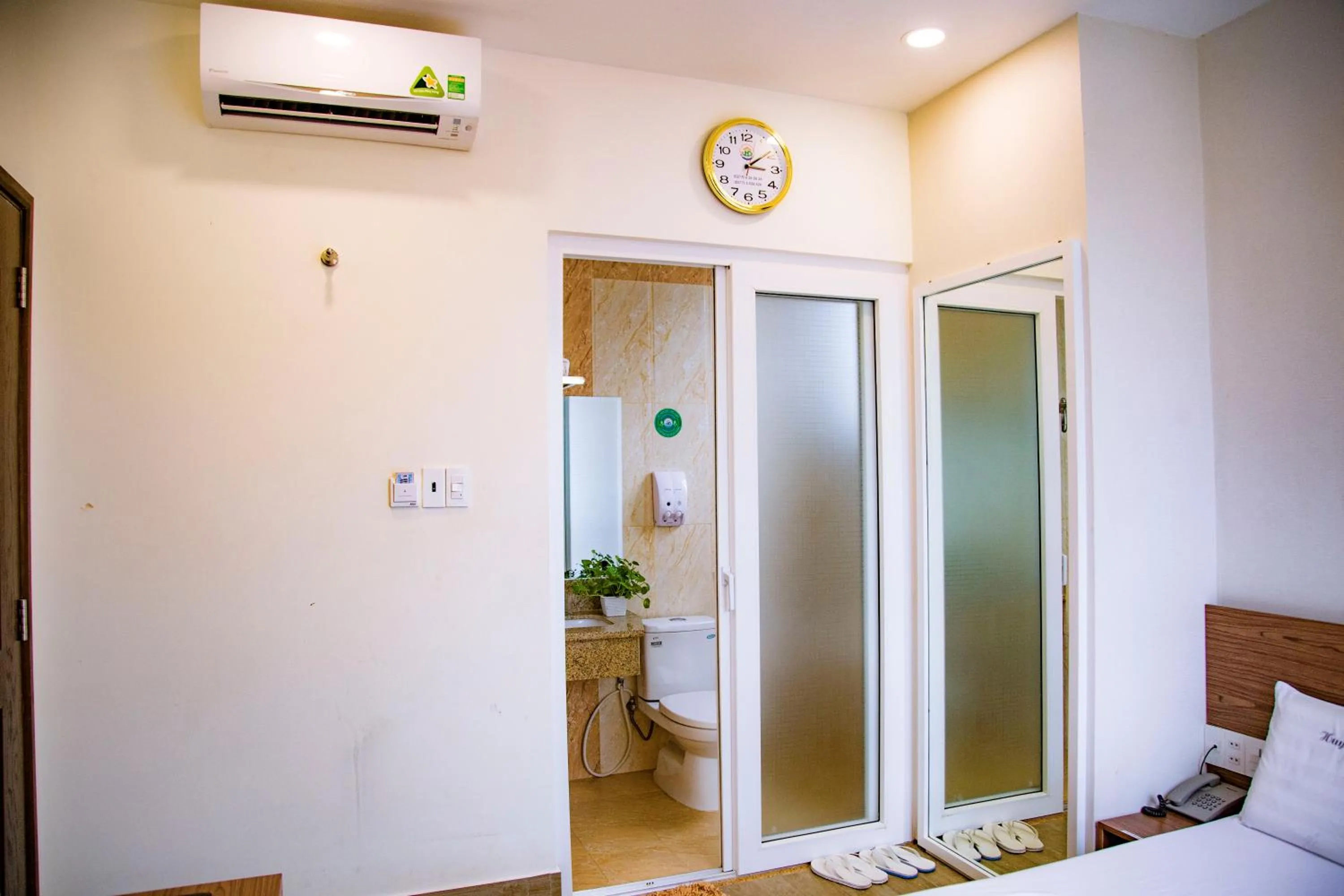 Bed in Huynh Duc 2 Hotel