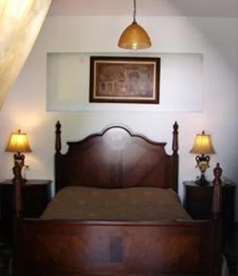 Bed in Malemi Organic Hotel