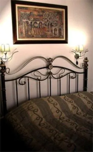 Bed in Malemi Organic Hotel