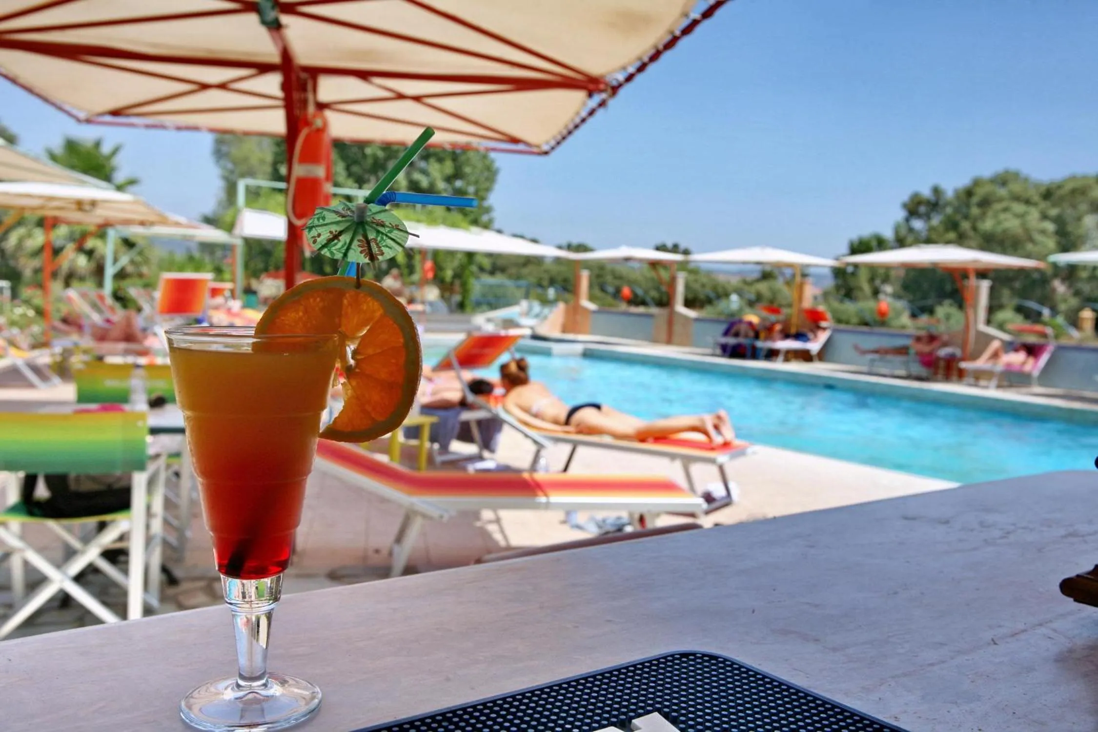 Swimming pool in Malemi Organic Hotel