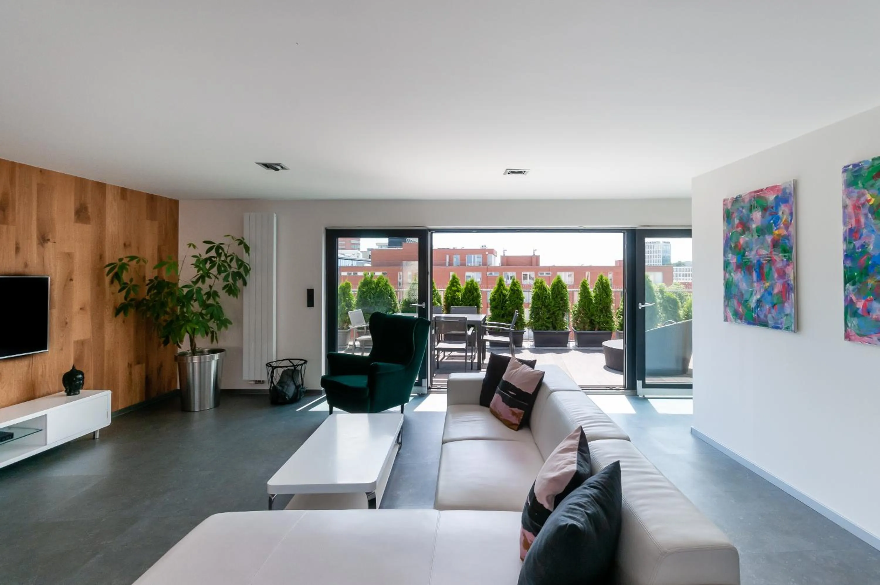 Living room in VV hotel & apartments