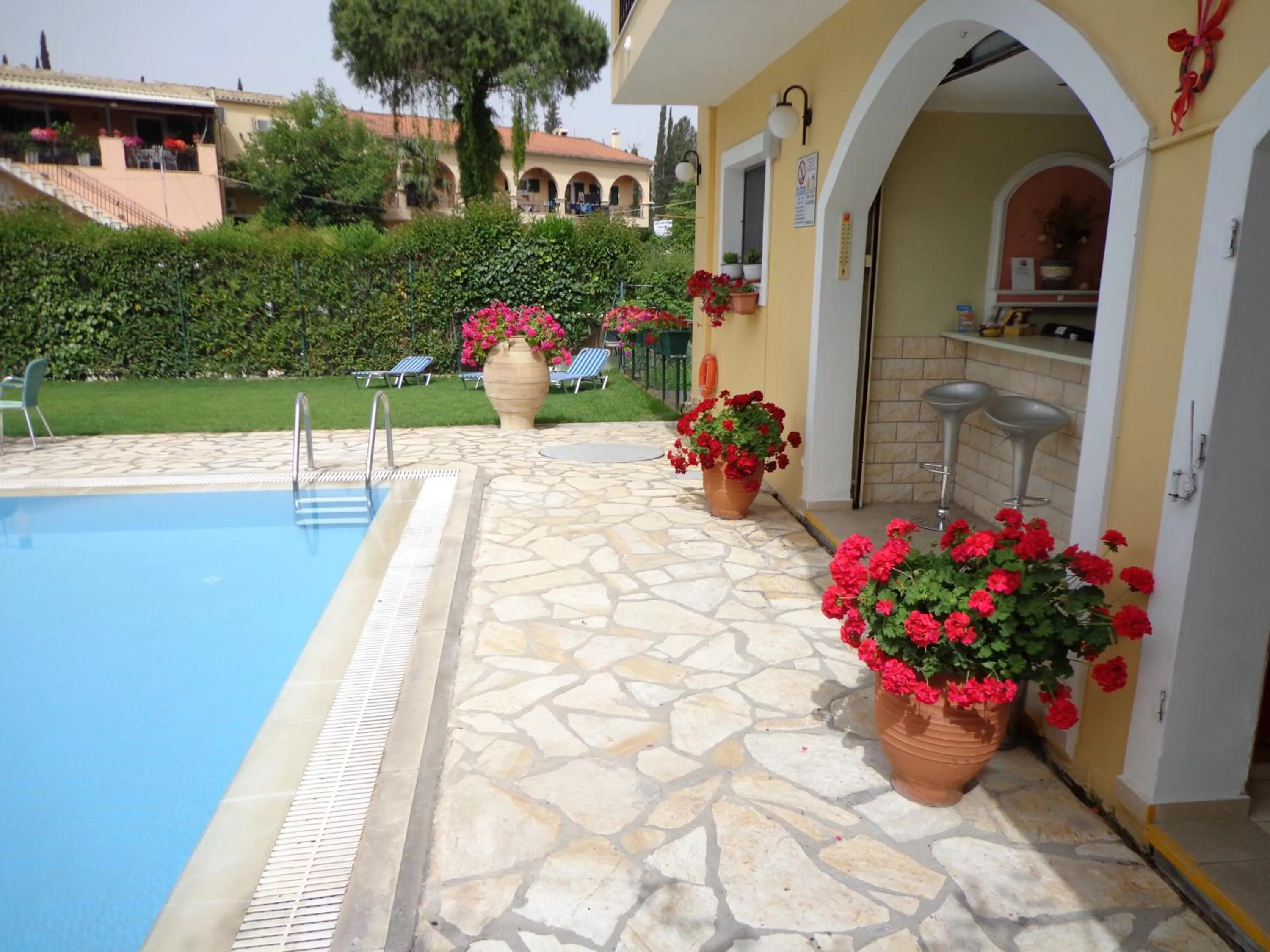 Garden view in Kalypso Gouvia