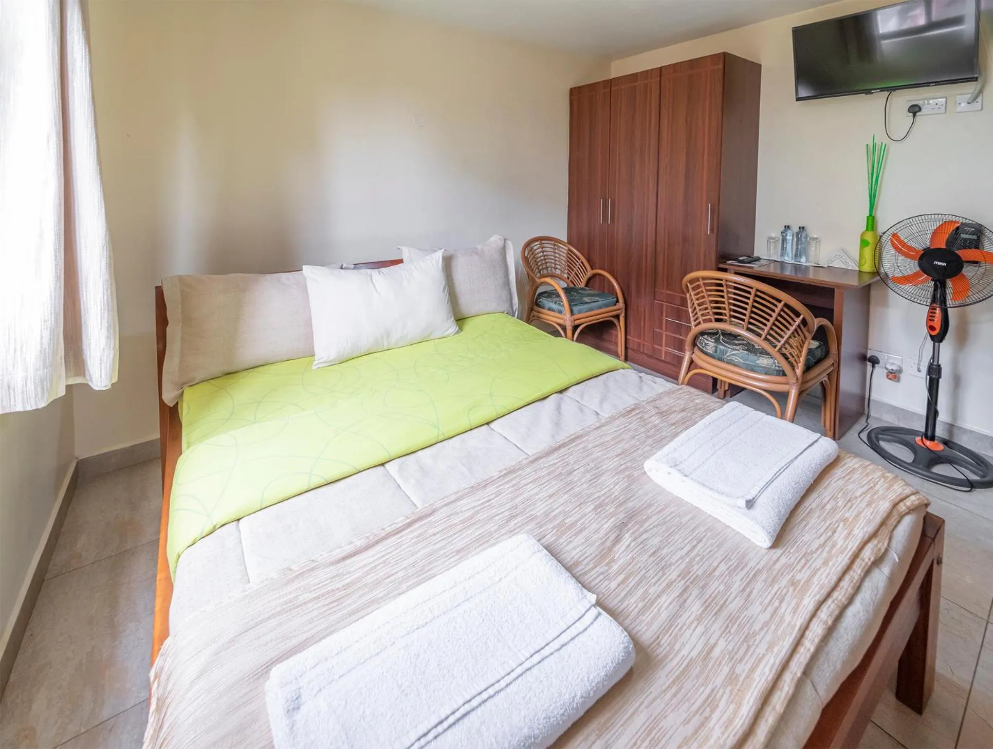 Bed in Joy Palace Hotel