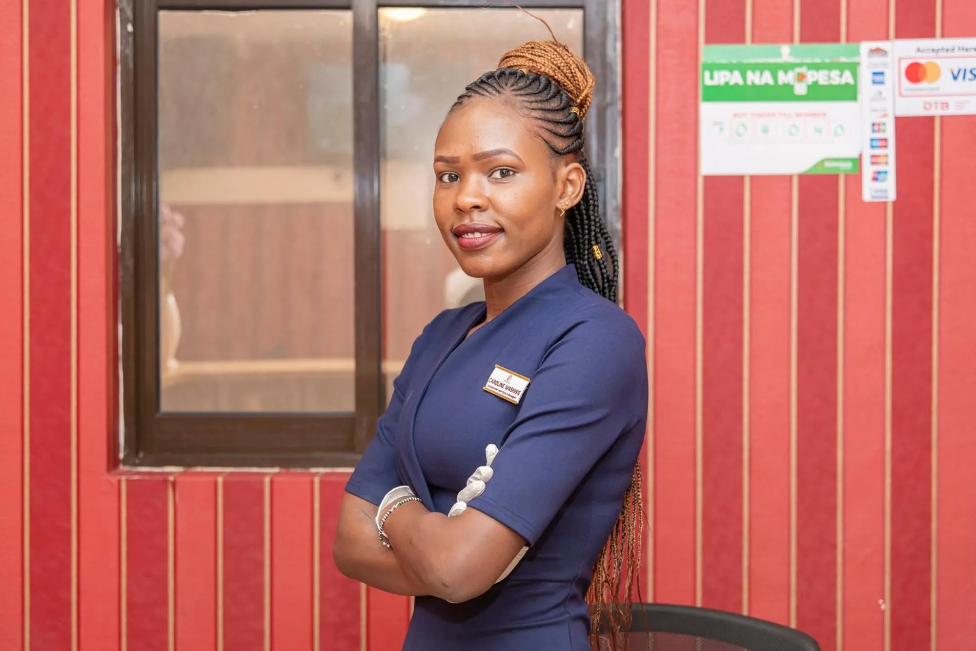 Staff in Joy Palace Hotel