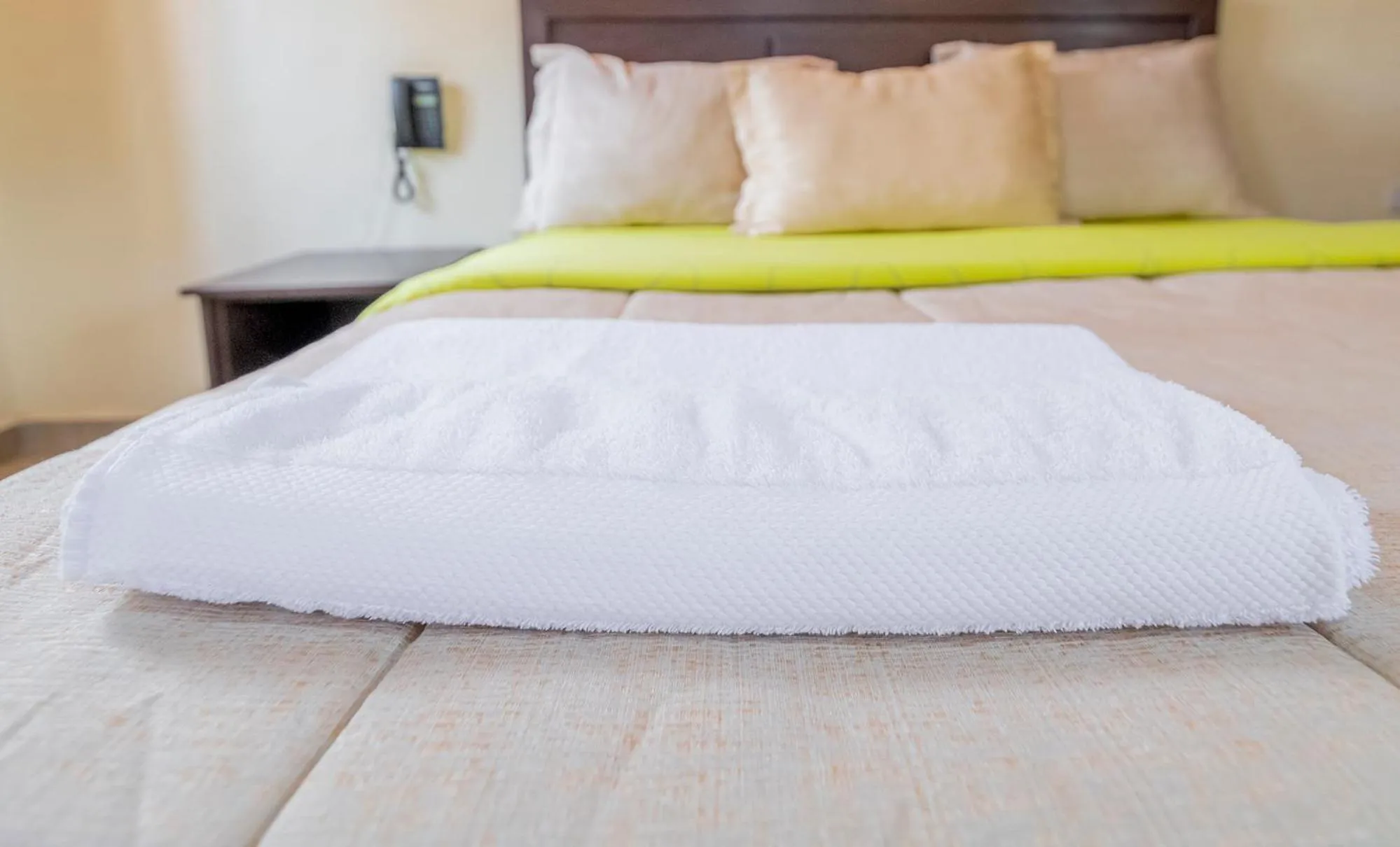 Bed in Joy Palace Hotel