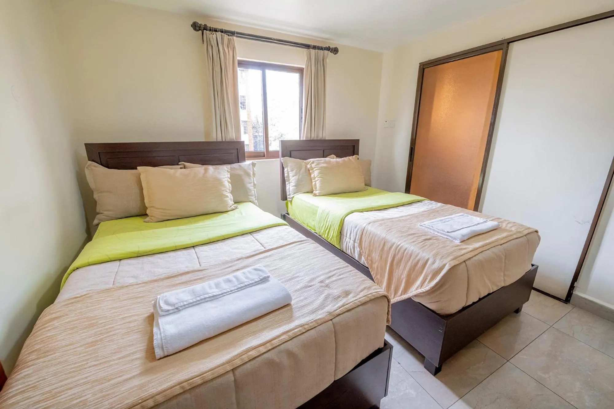 Bed in Joy Palace Hotel