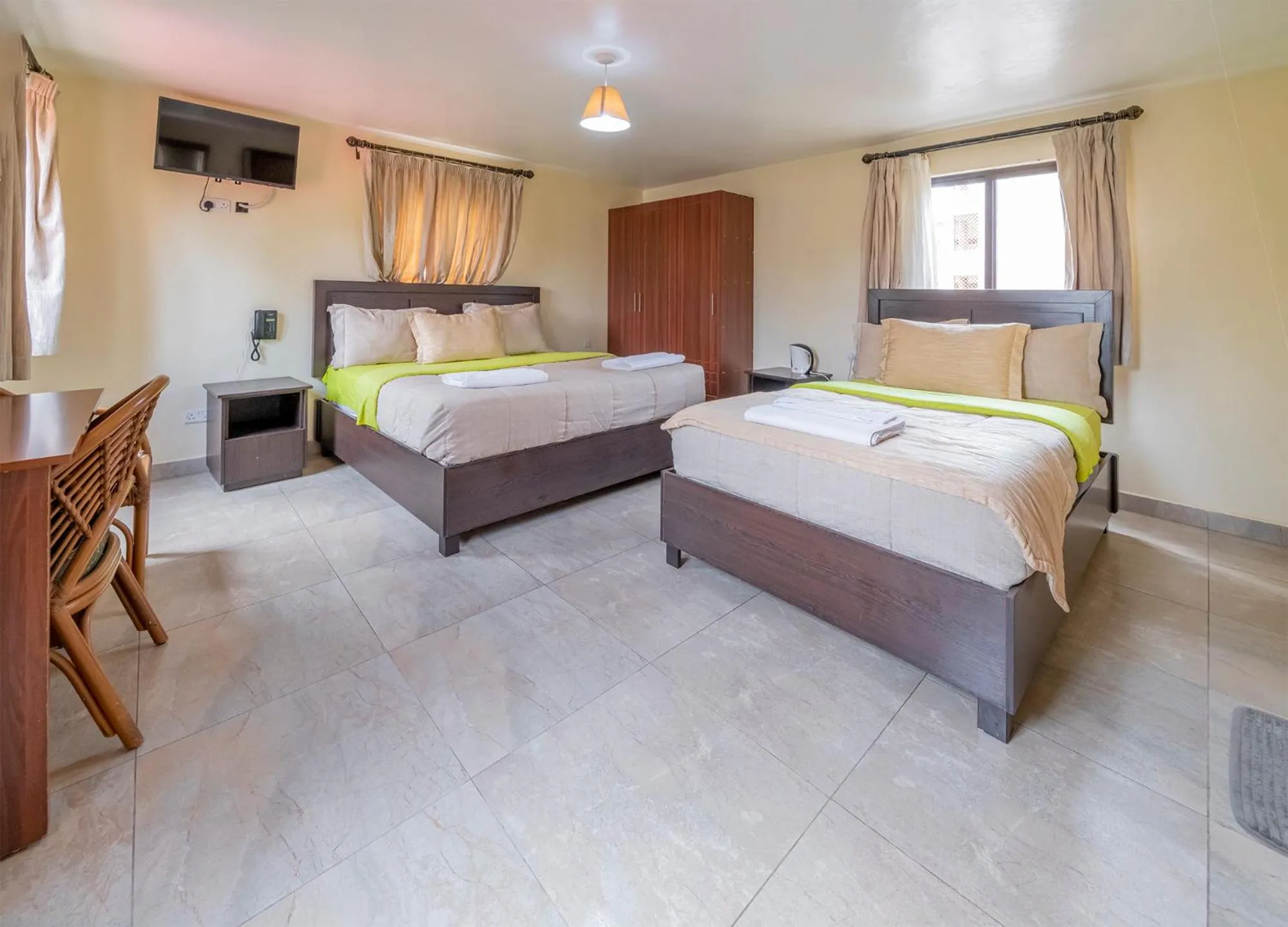 Photo of the whole room, Bed in Joy Palace Hotel