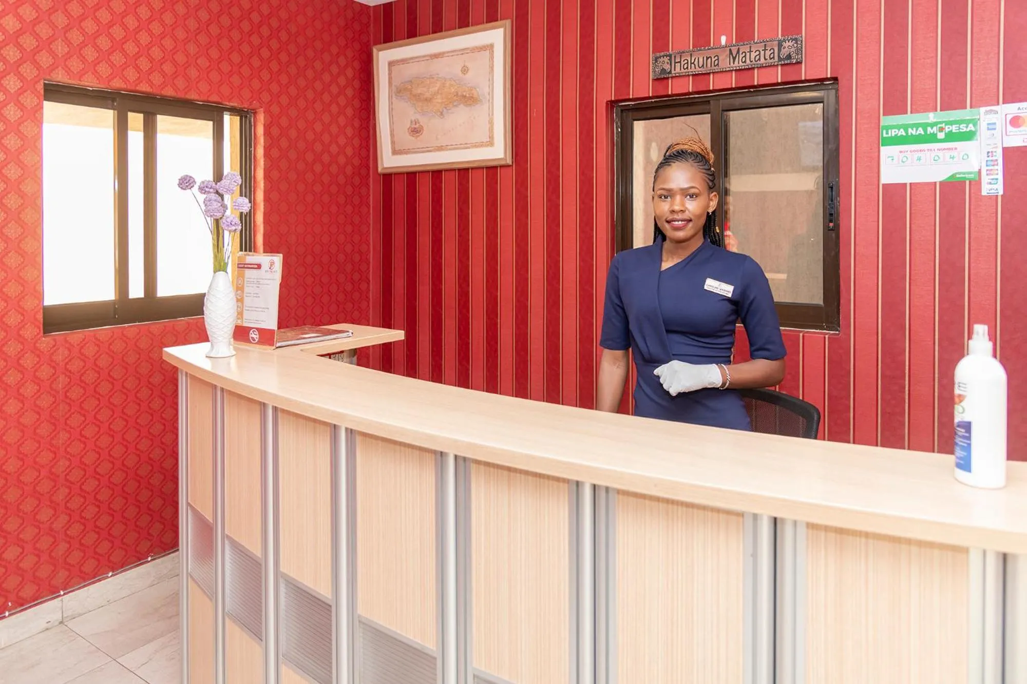 Lobby or reception in Joy Palace Hotel