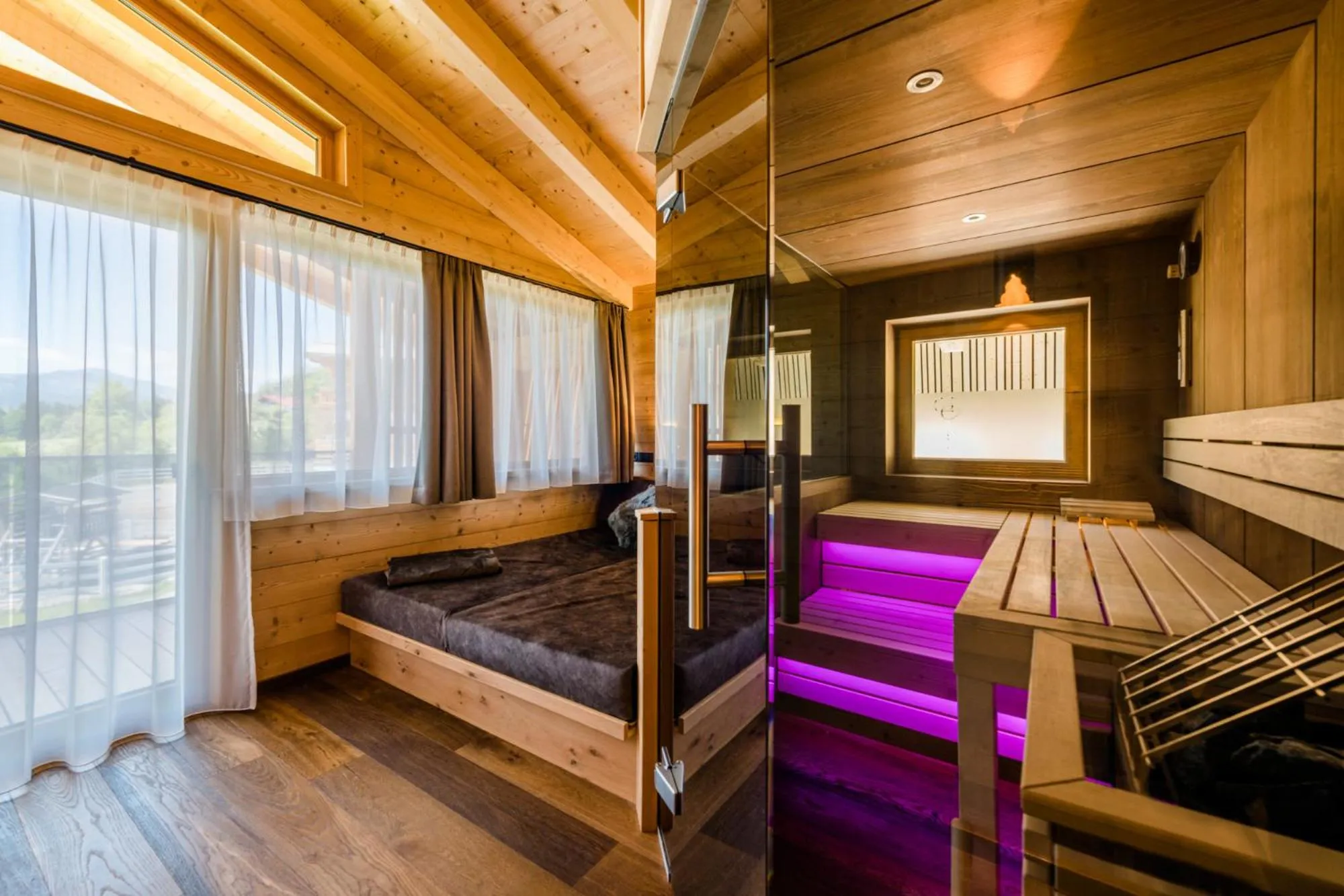 Sauna, Bed in Beim Hochfilzer Superior 4 Sterne