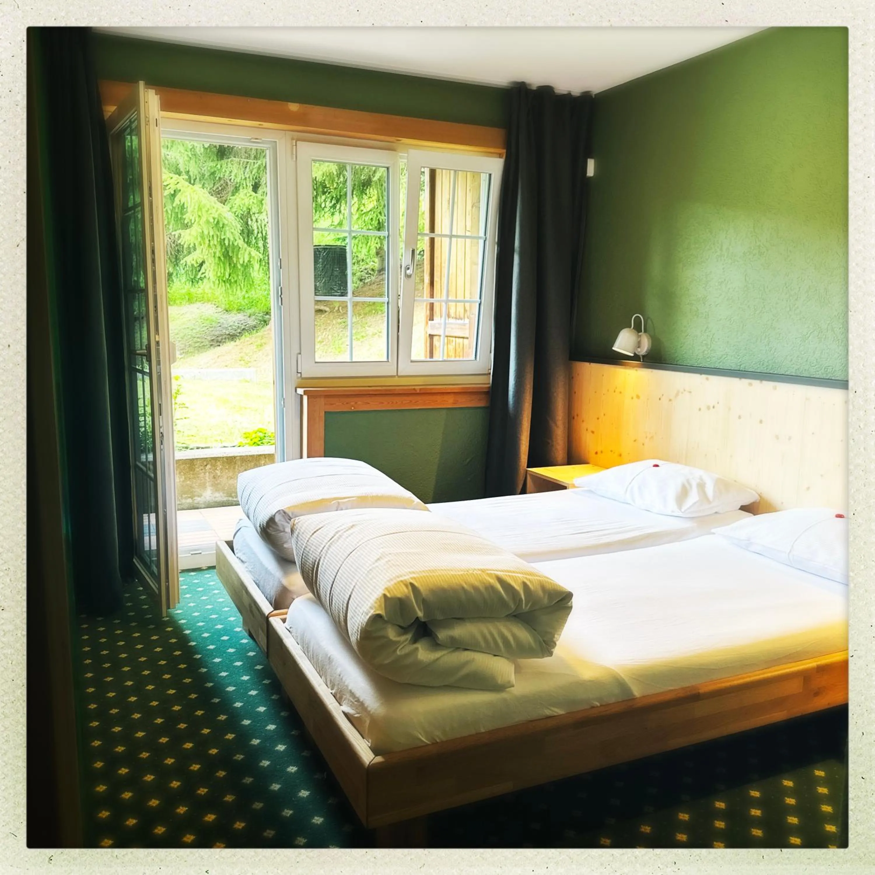 Bed in Hotel Posta