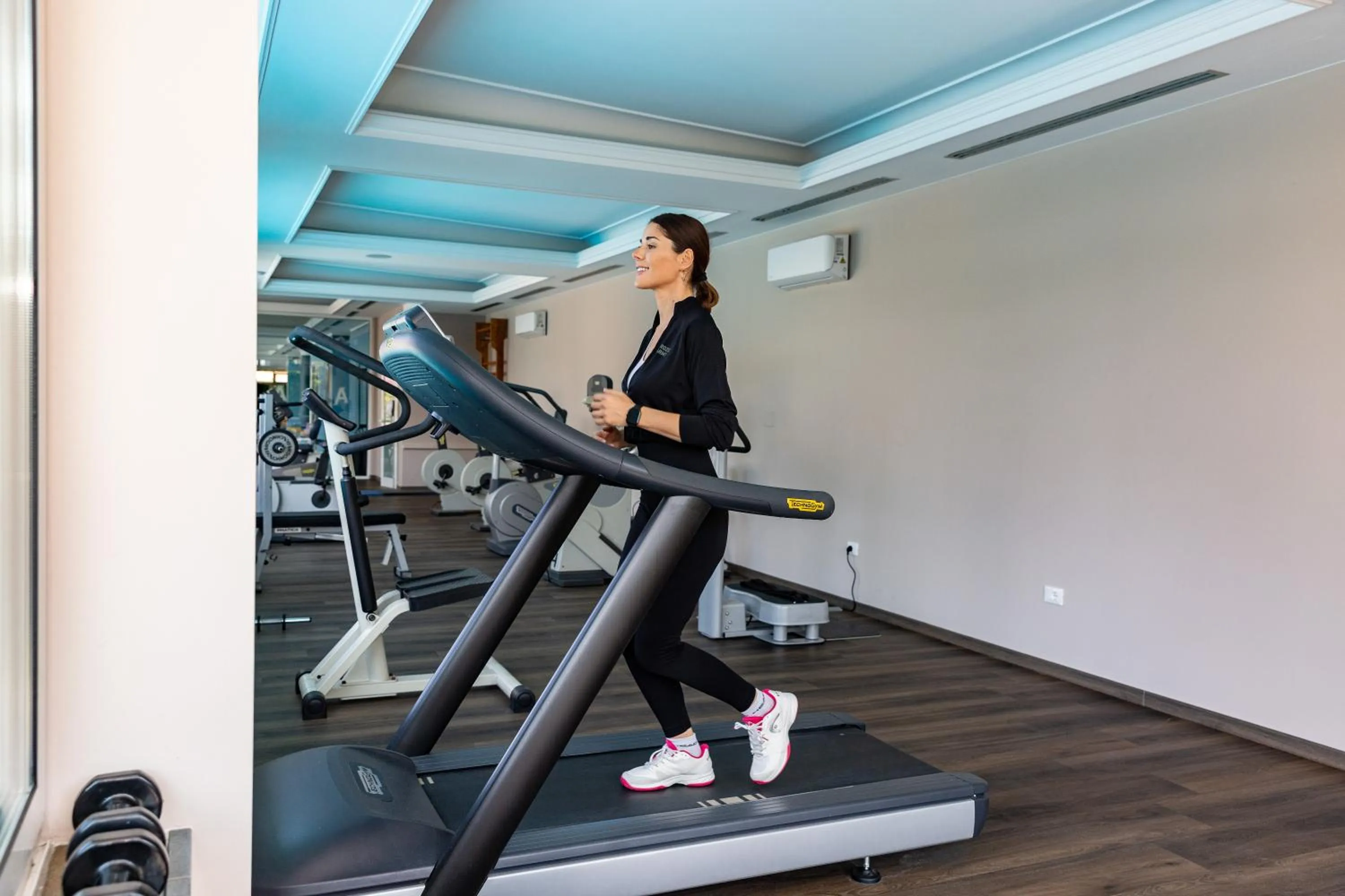 Fitness centre/facilities in Hotel Terme Antoniano