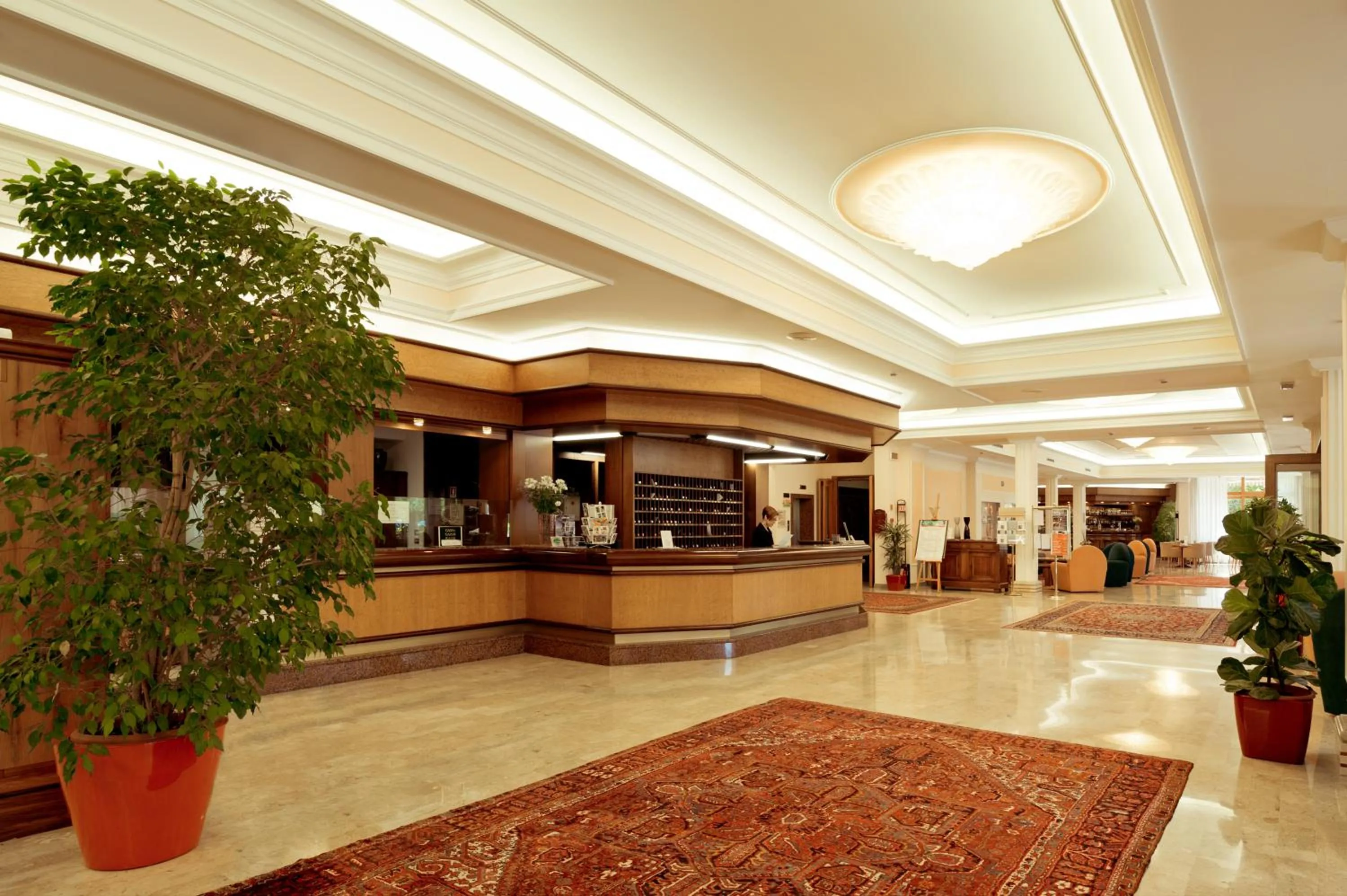 Lobby or reception in Hotel Terme Antoniano