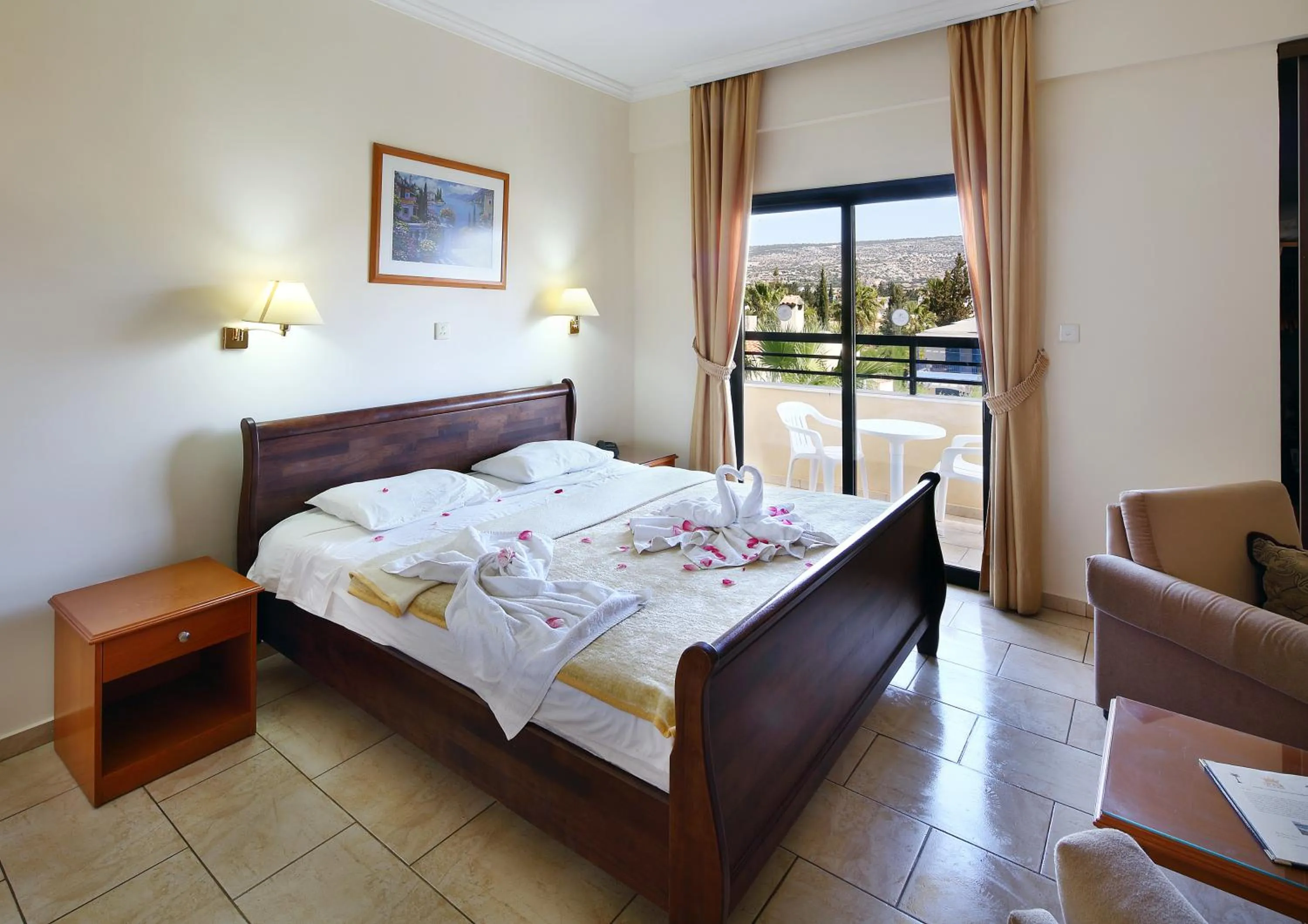 Bedroom in Panareti Coral Bay Villas