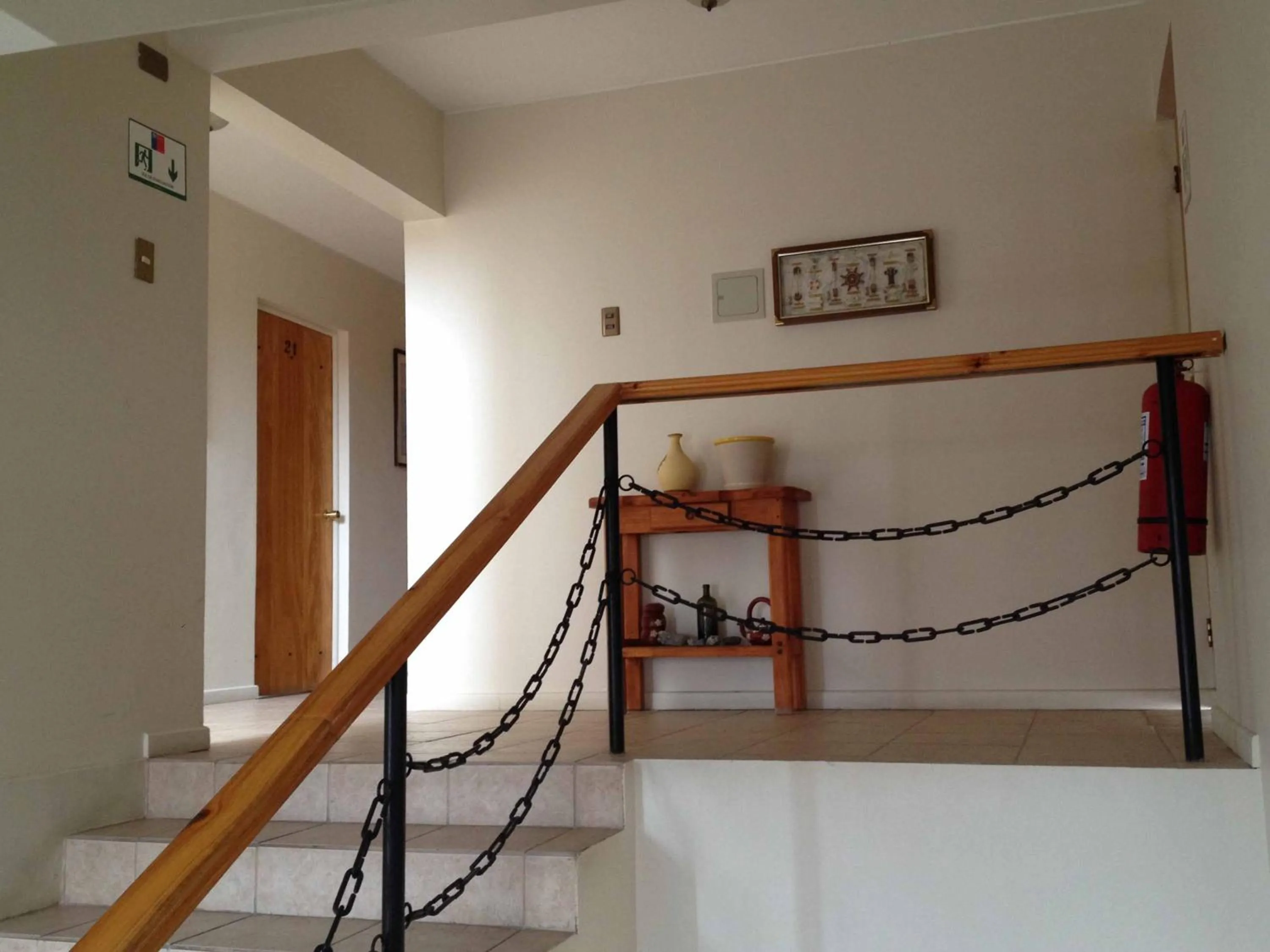 Lobby or reception in Hotel Blanco Encalada