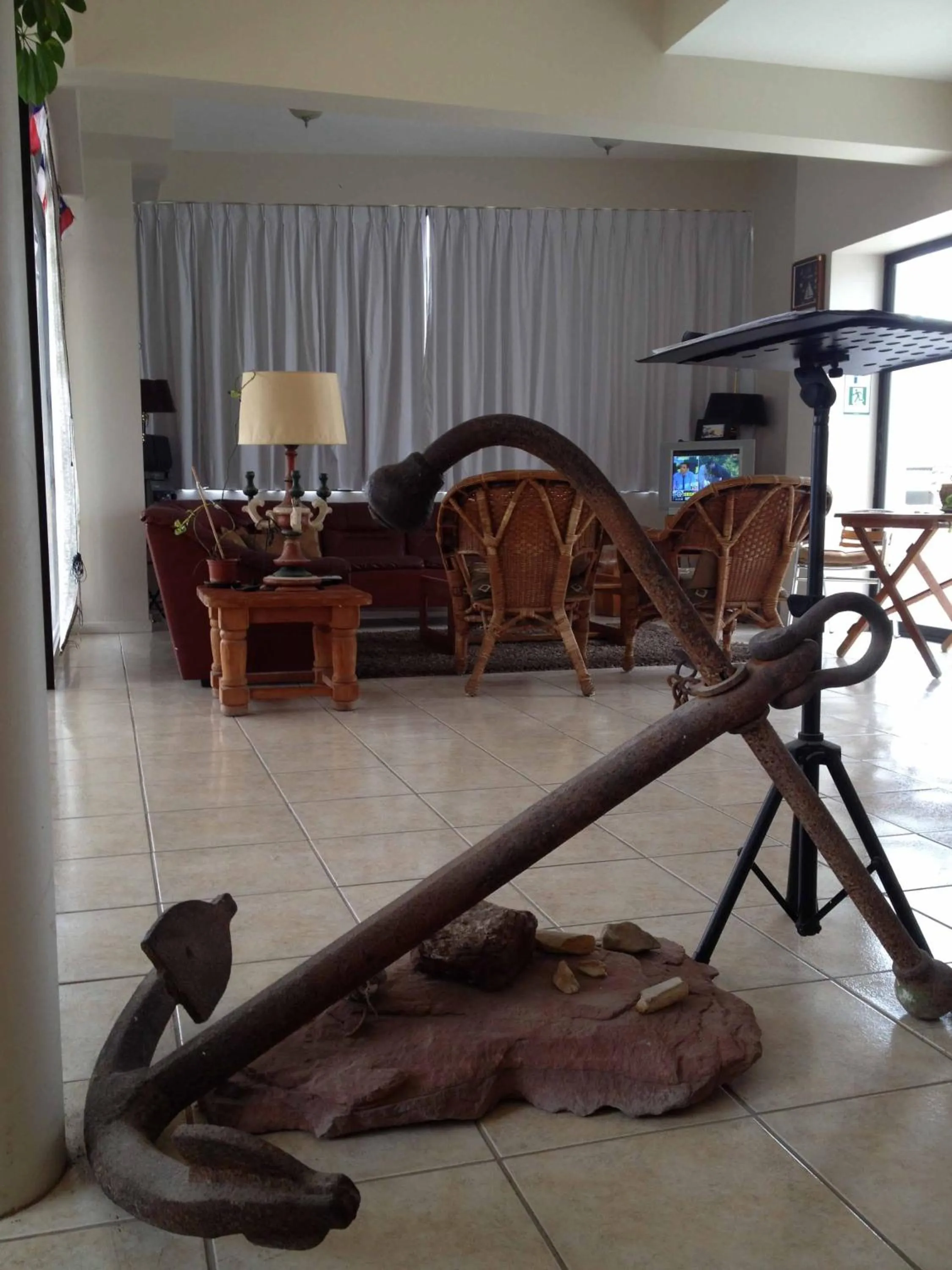 Lobby or reception in Hotel Blanco Encalada