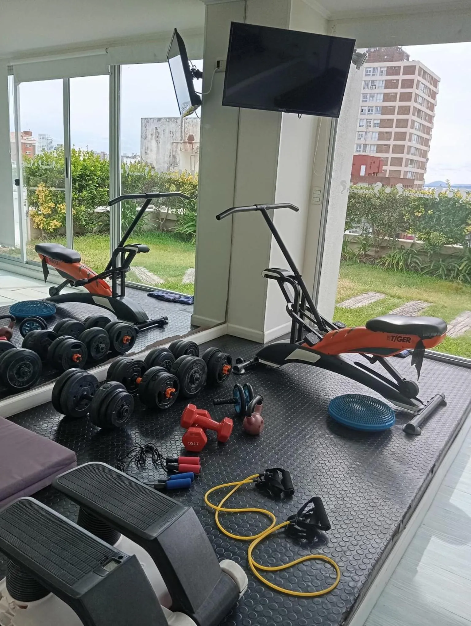 Fitness centre/facilities in Hotel Romimar 3* Sup