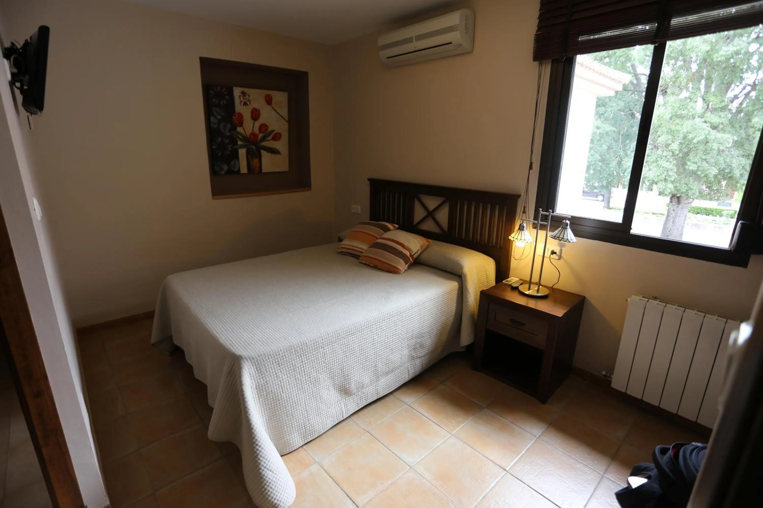 Decorative detail, Bed in Hotel Andalucia