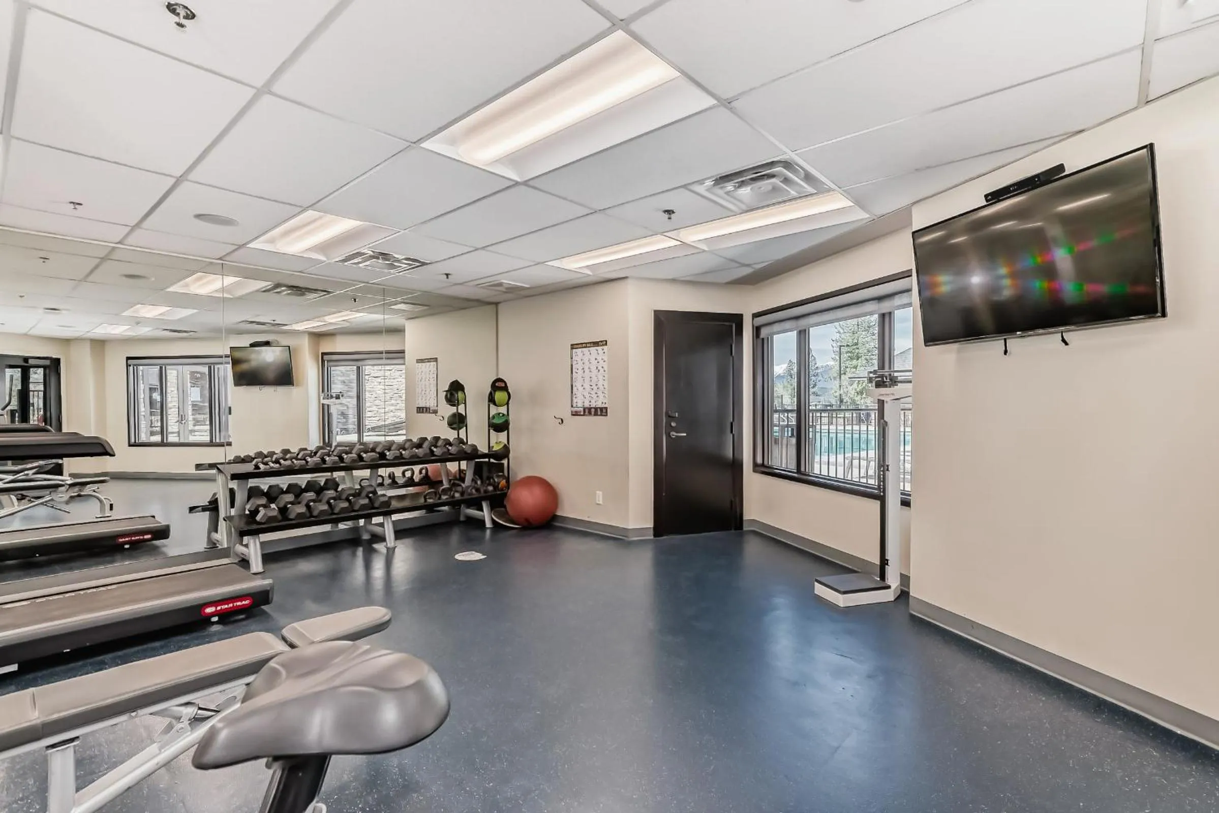 Fitness centre/facilities in Copper Point Resort