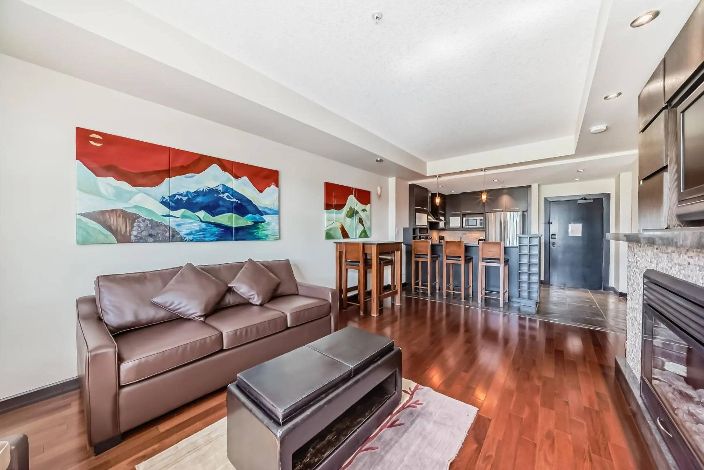 Living room in Copper Point Resort