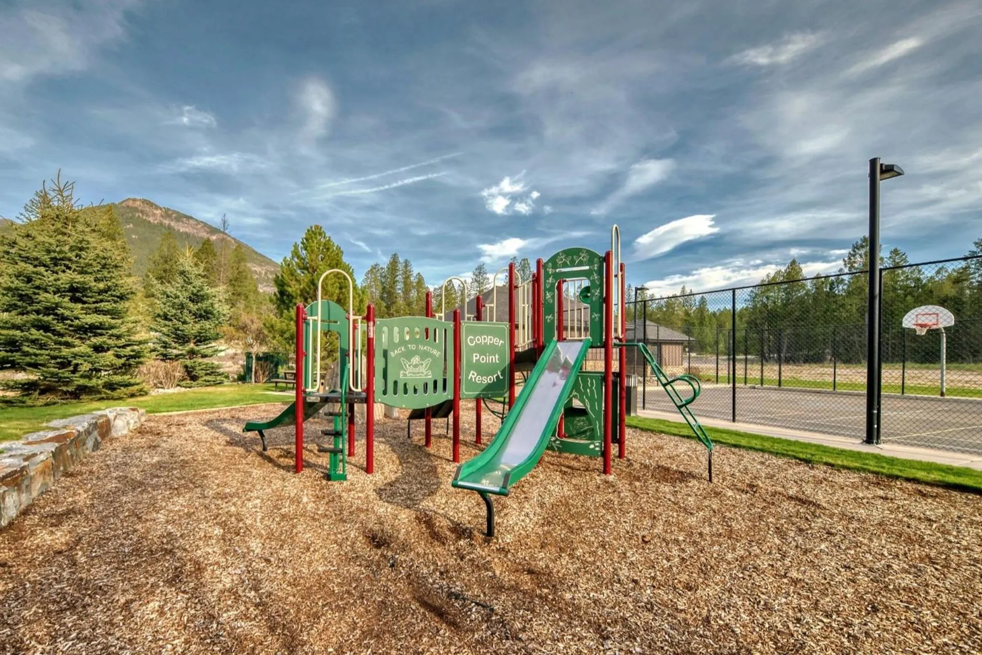 Children play ground in Copper Point Resort