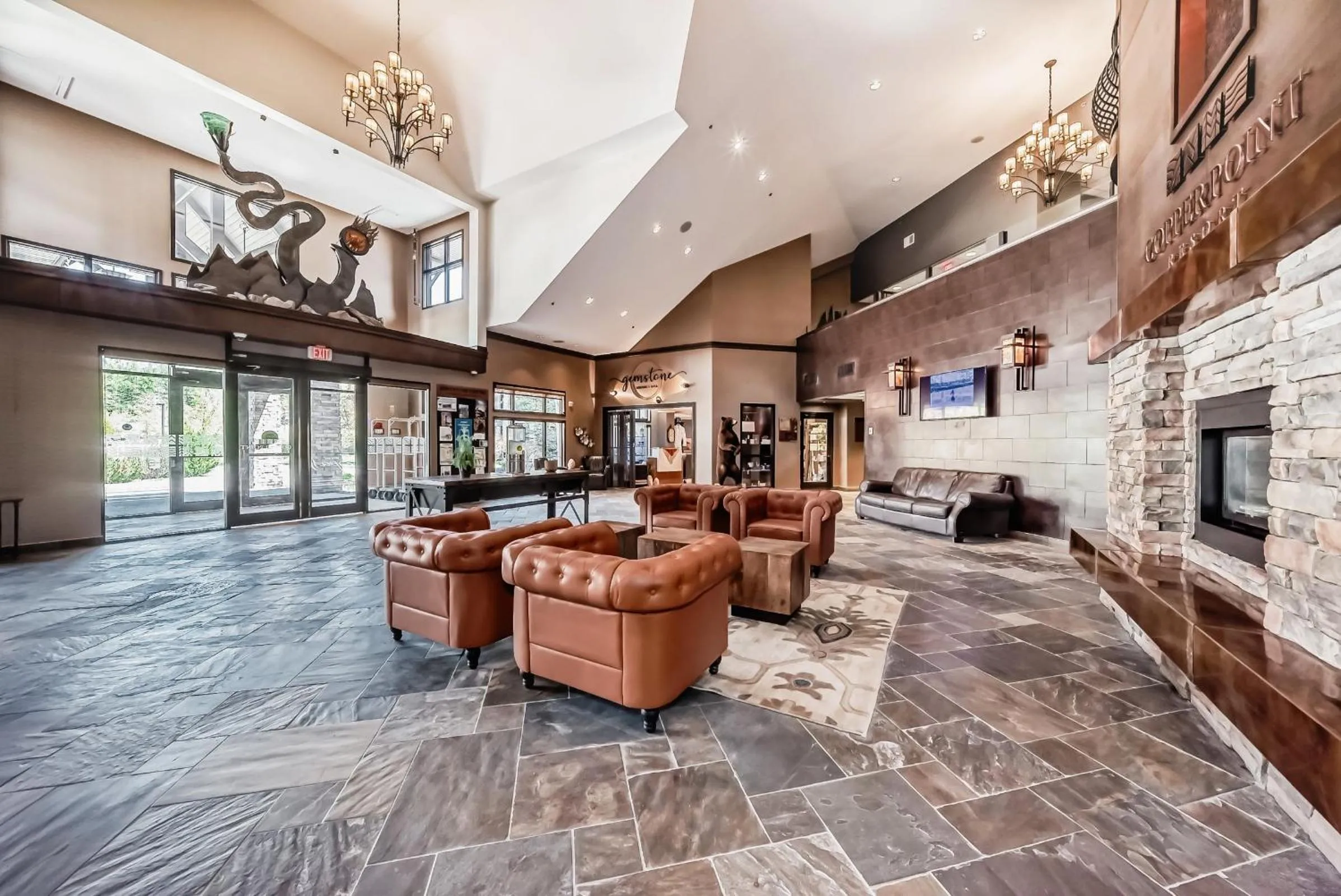 Lobby or reception in Copper Point Resort