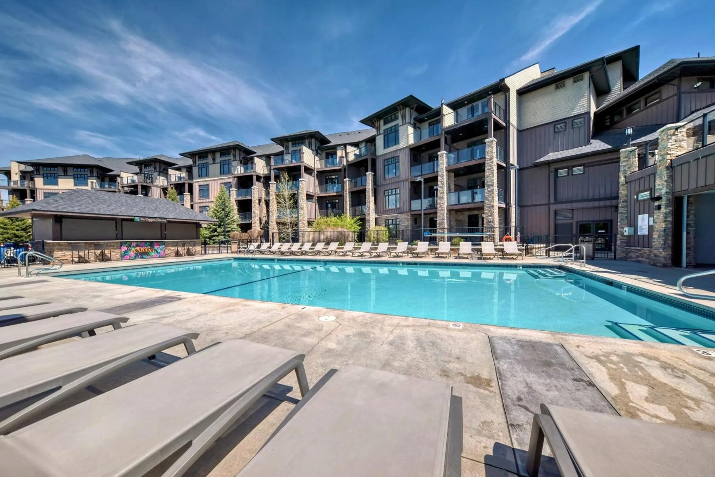 Property building in Copper Point Resort