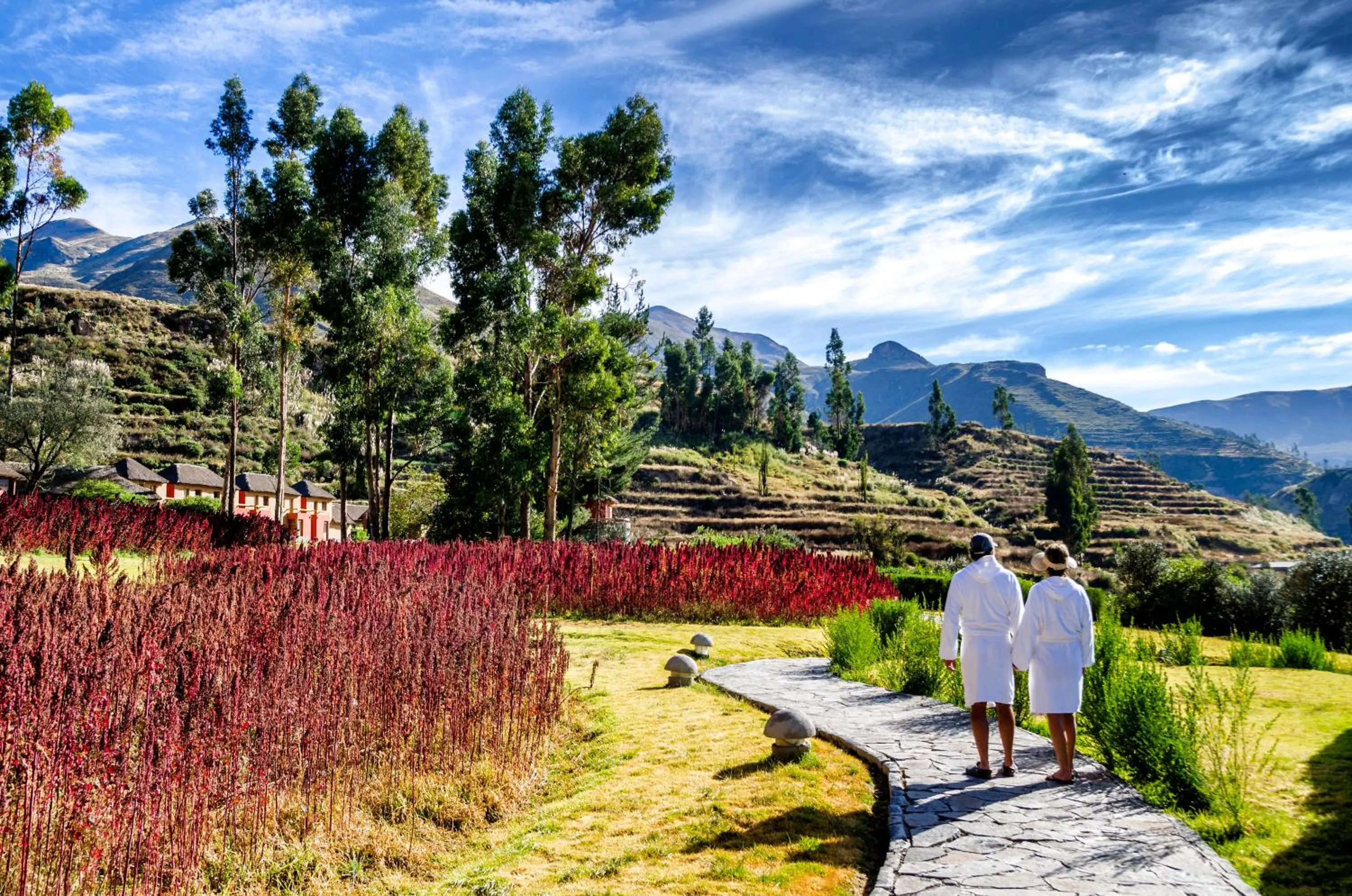 Garden in Colca Lodge Spa & Hot Springs