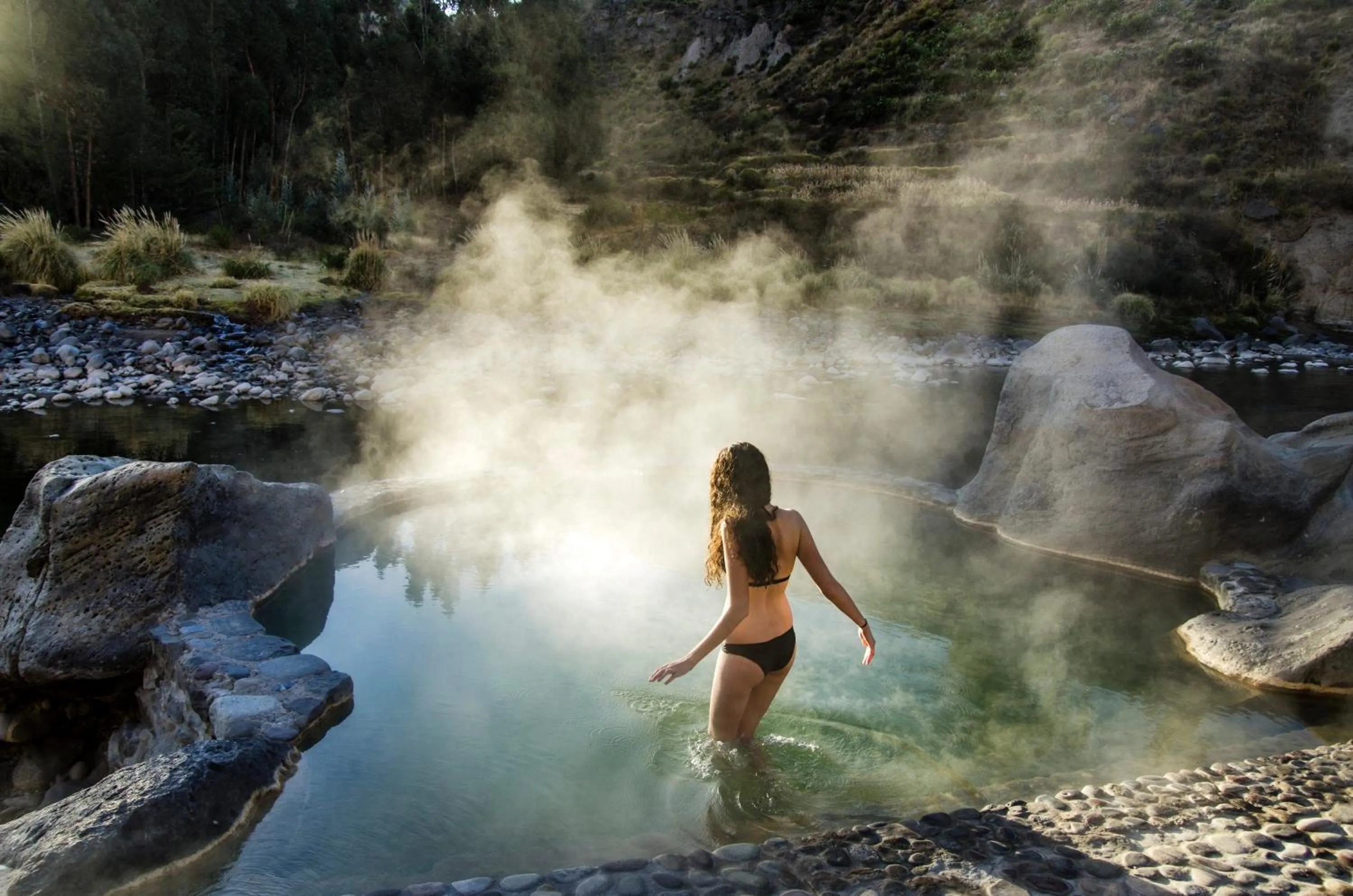 Hot Spring Bath in Colca Lodge Spa & Hot Springs