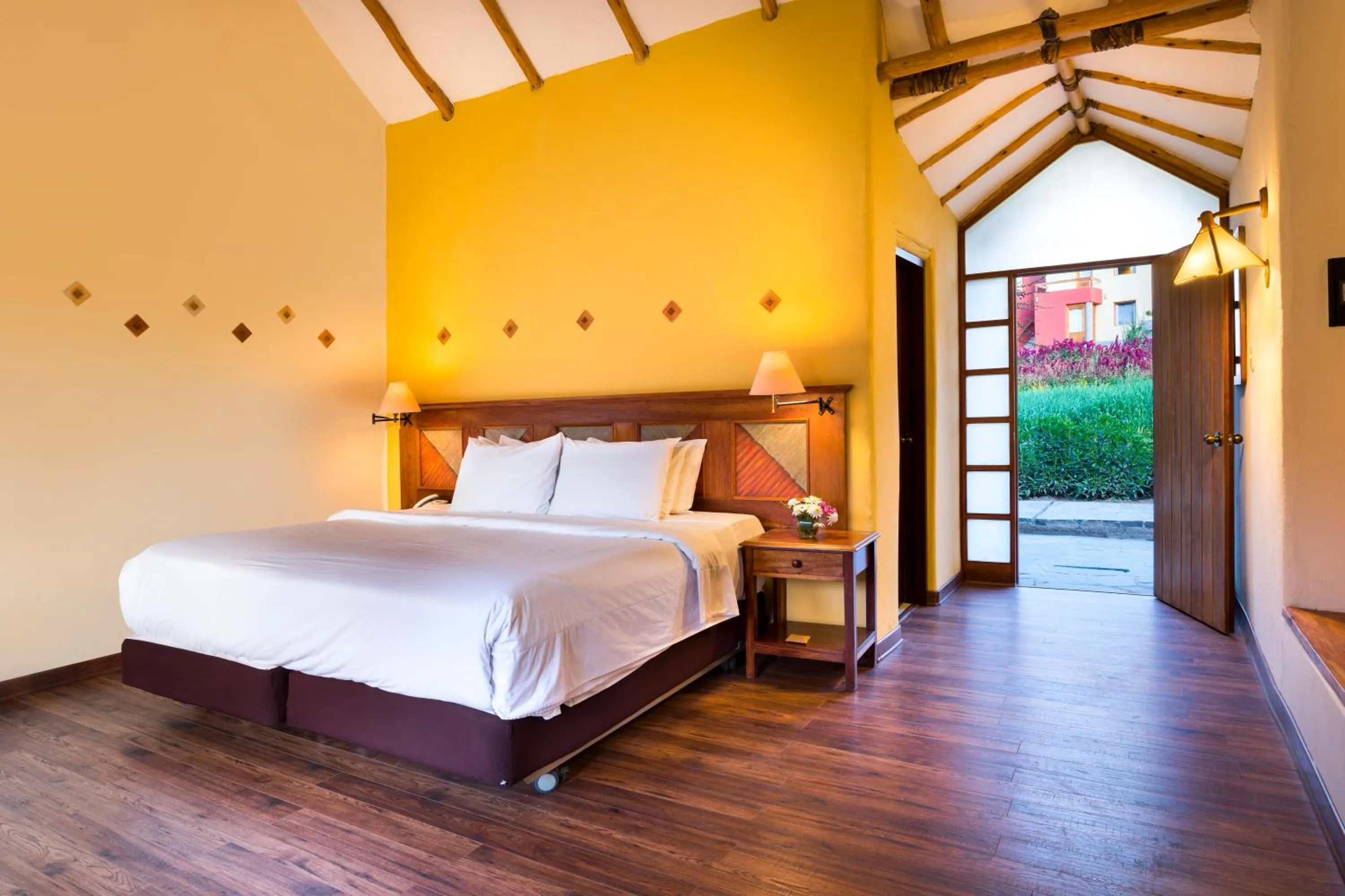 Bed in Colca Lodge Spa & Hot Springs