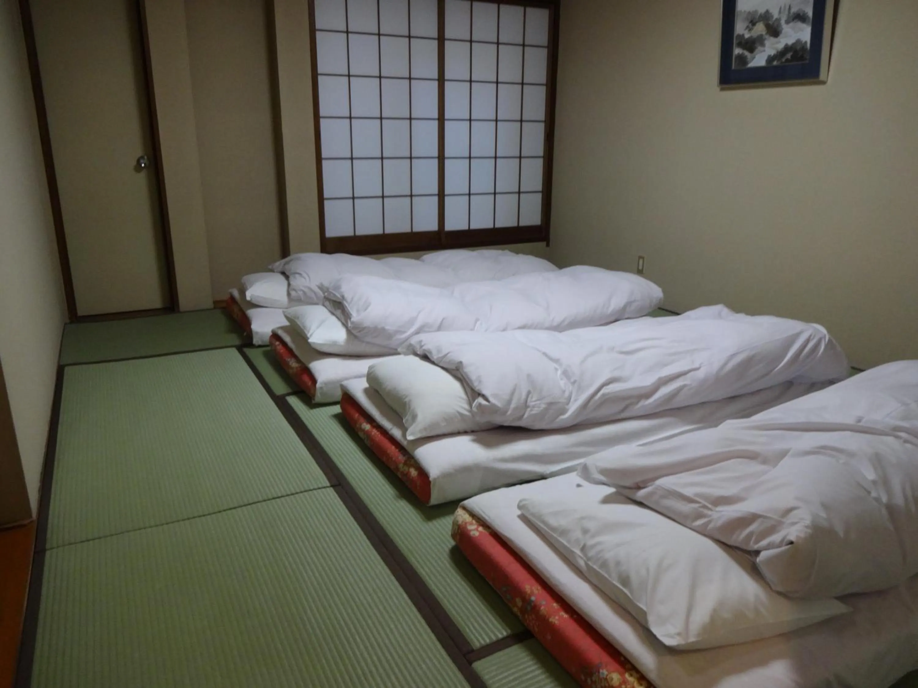 Bed in Akakura Hotel