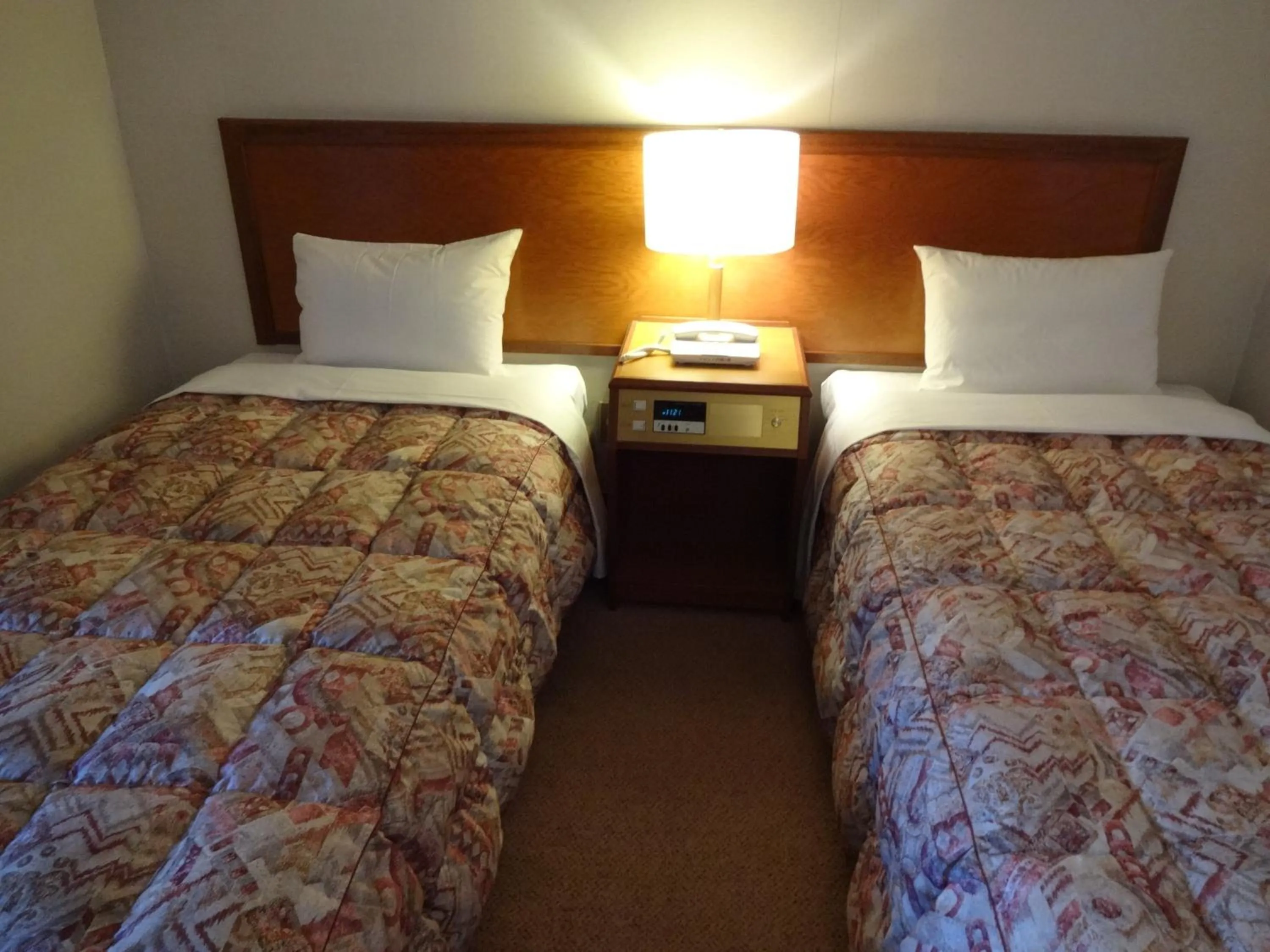 Bed in Akakura Hotel