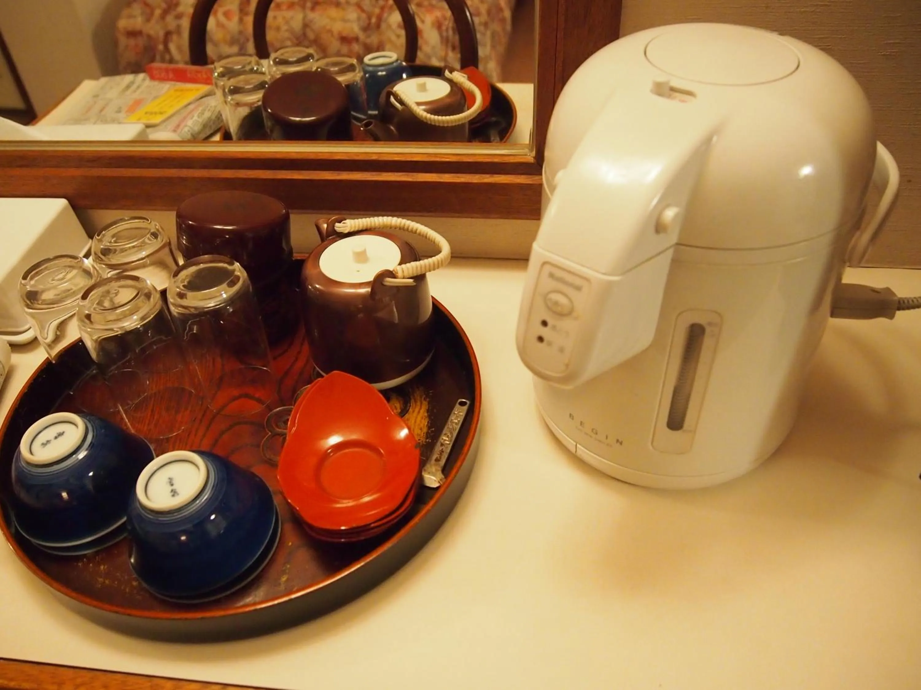 Coffee/tea facilities in Akakura Hotel